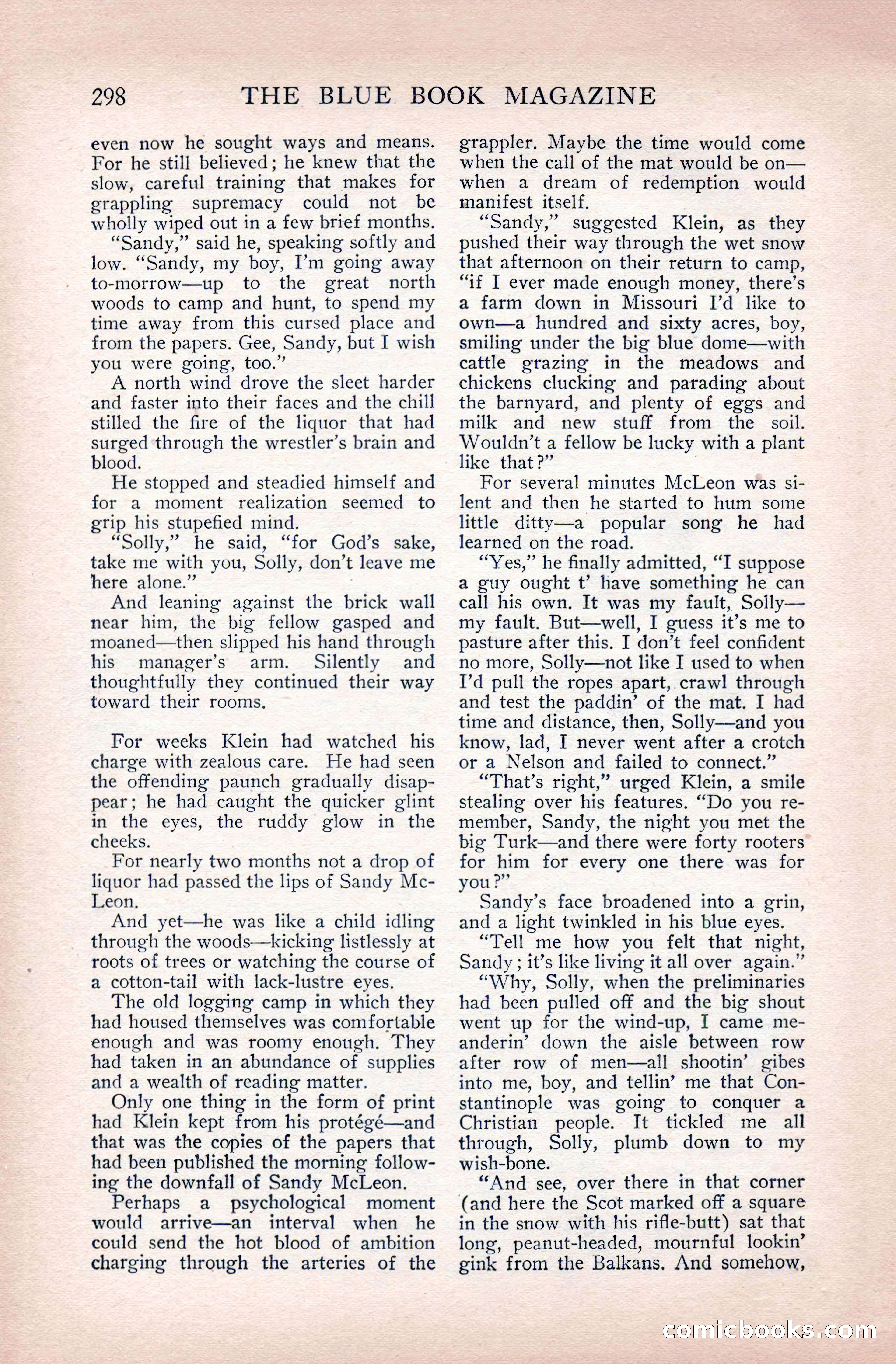 The Blue Book Magazine, June 1911 — page 78 of 246
