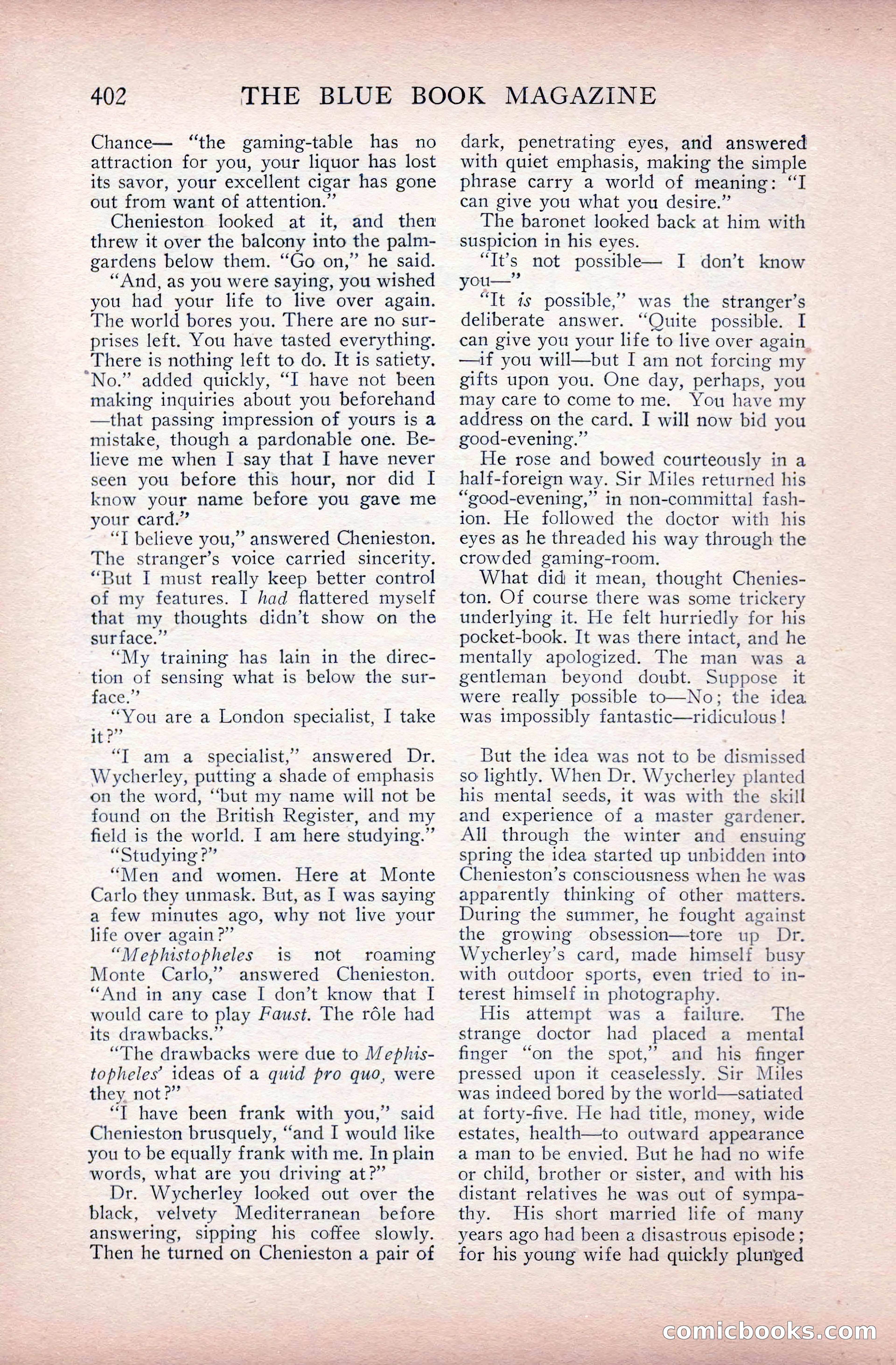 The Blue Book Magazine, June 1911 — page 182 of 246