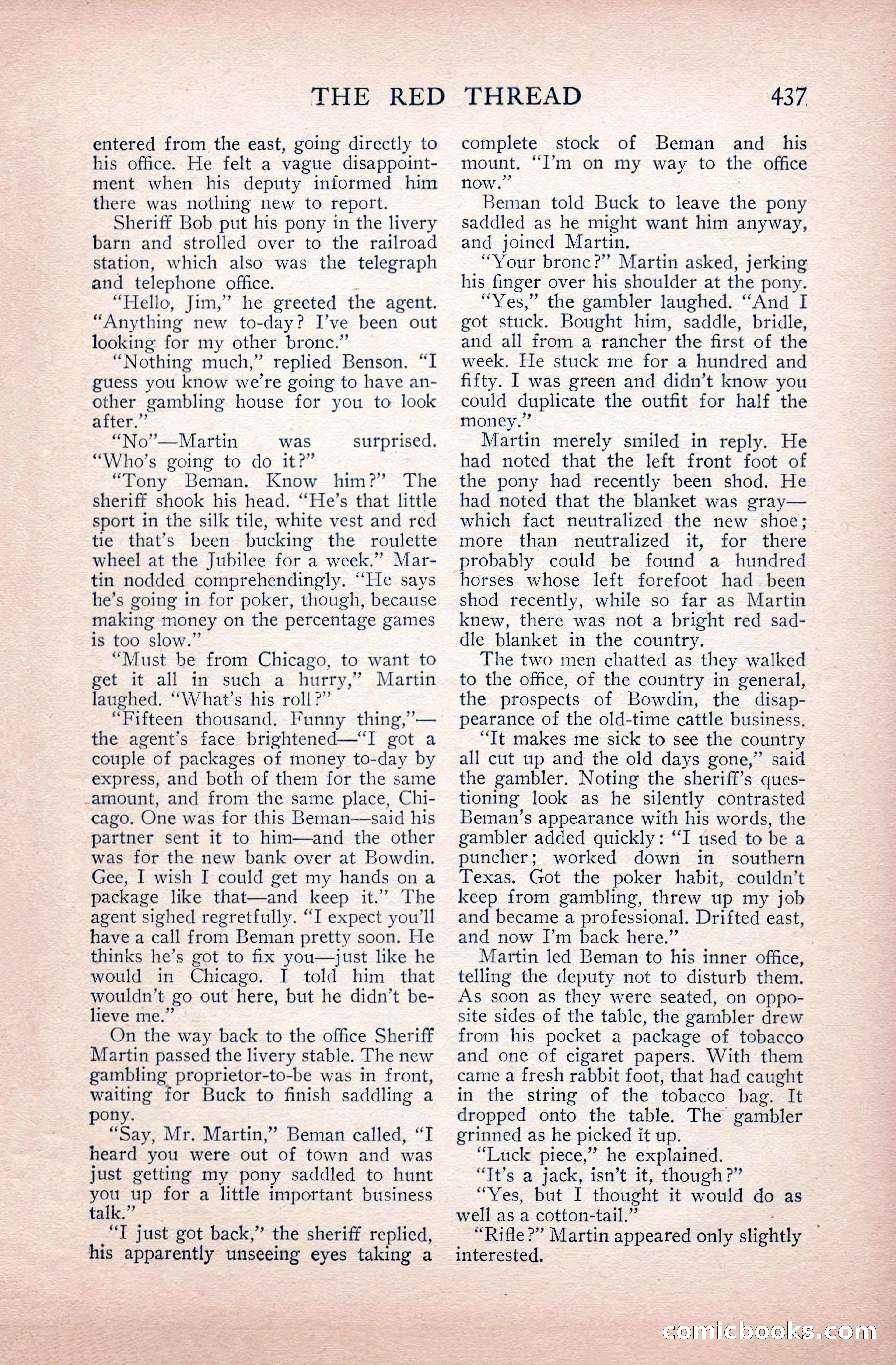 The Blue Book Magazine, June 1911 — page 217 of 246