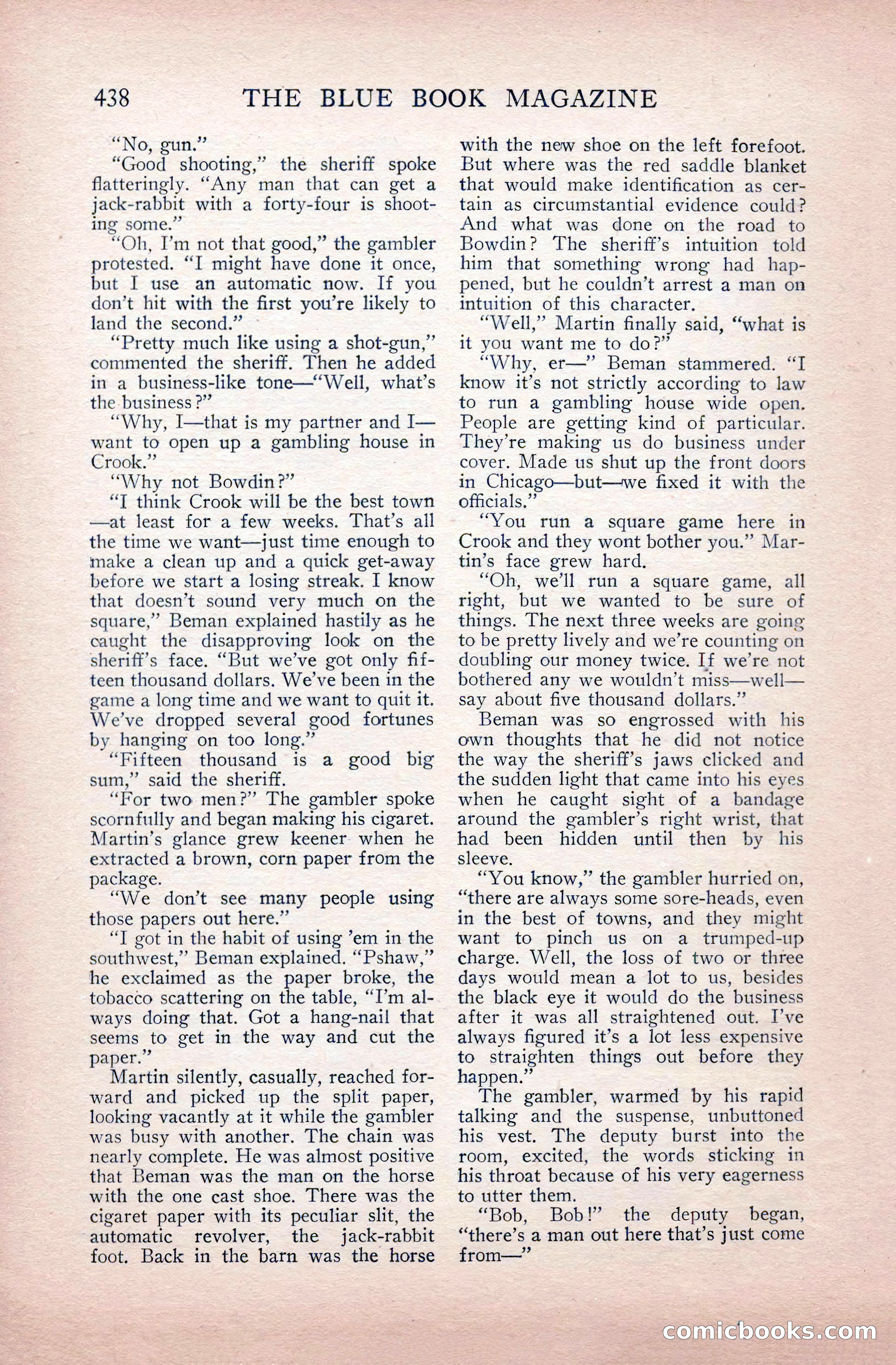 The Blue Book Magazine, June 1911 — page 218 of 246