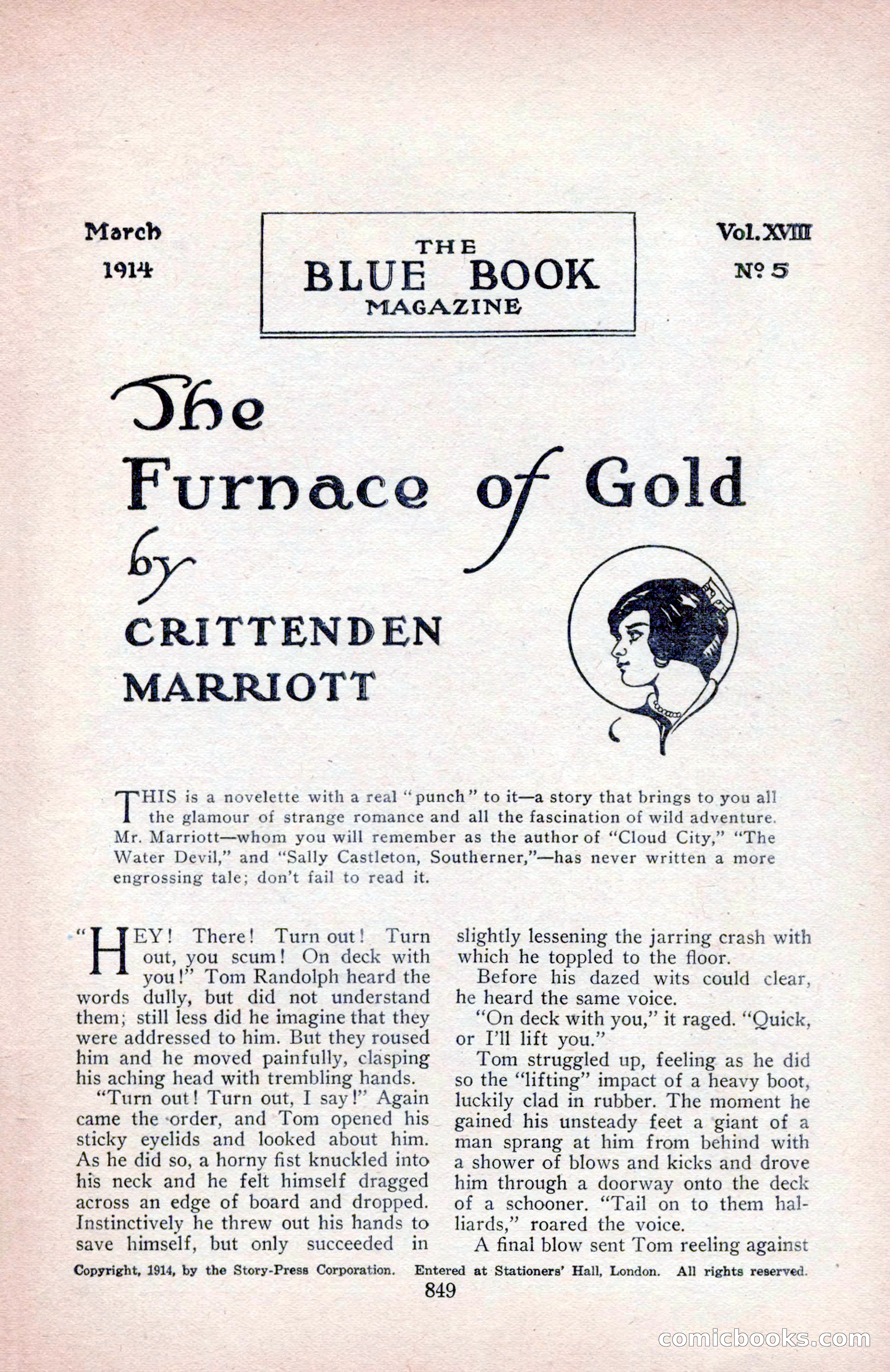 The Blue Book Magazine, March 1914 — page 19 of 222