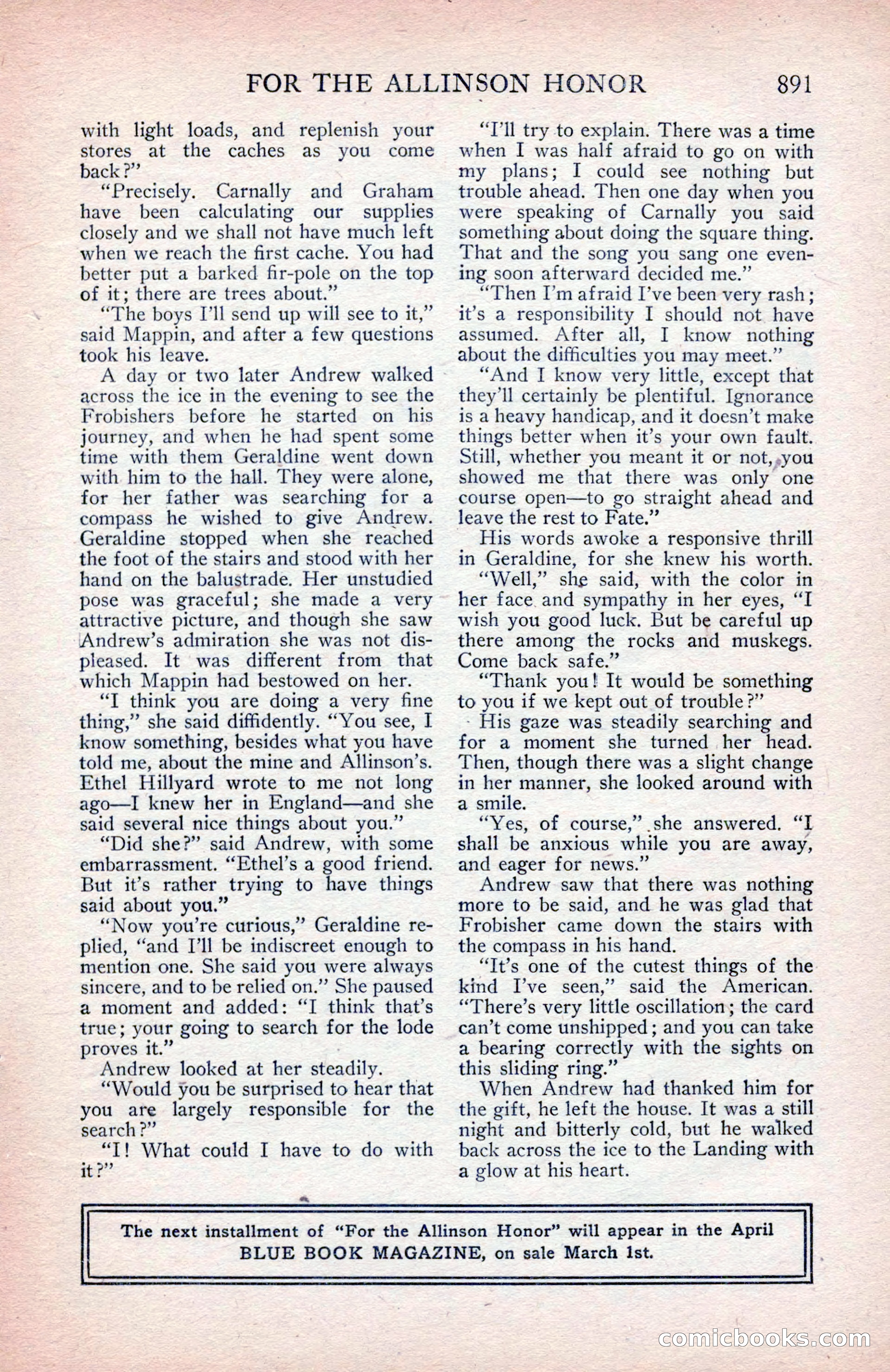 The Blue Book Magazine, March 1914 — page 61 of 222