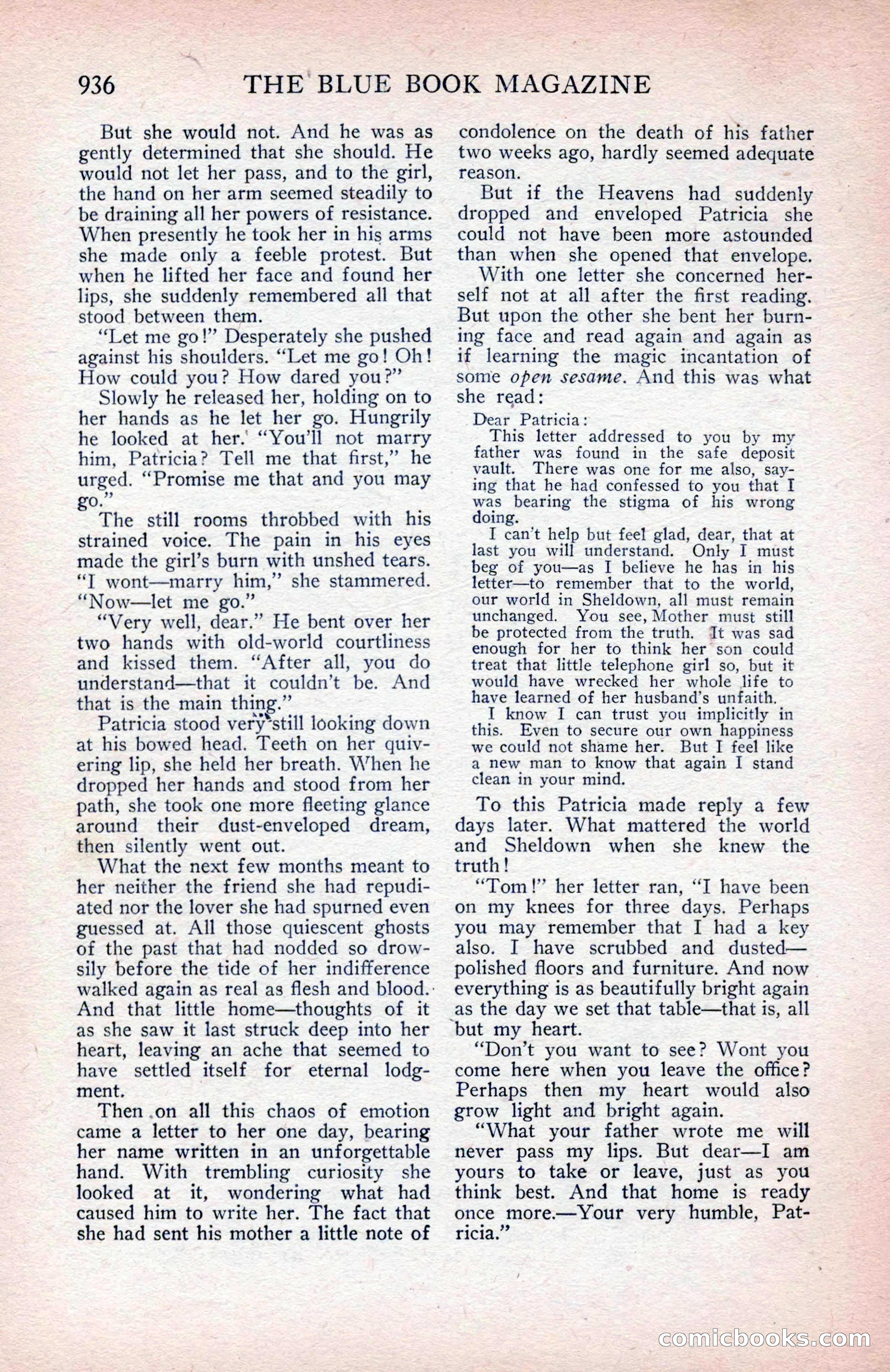 The Blue Book Magazine, March 1914 — page 106 of 222