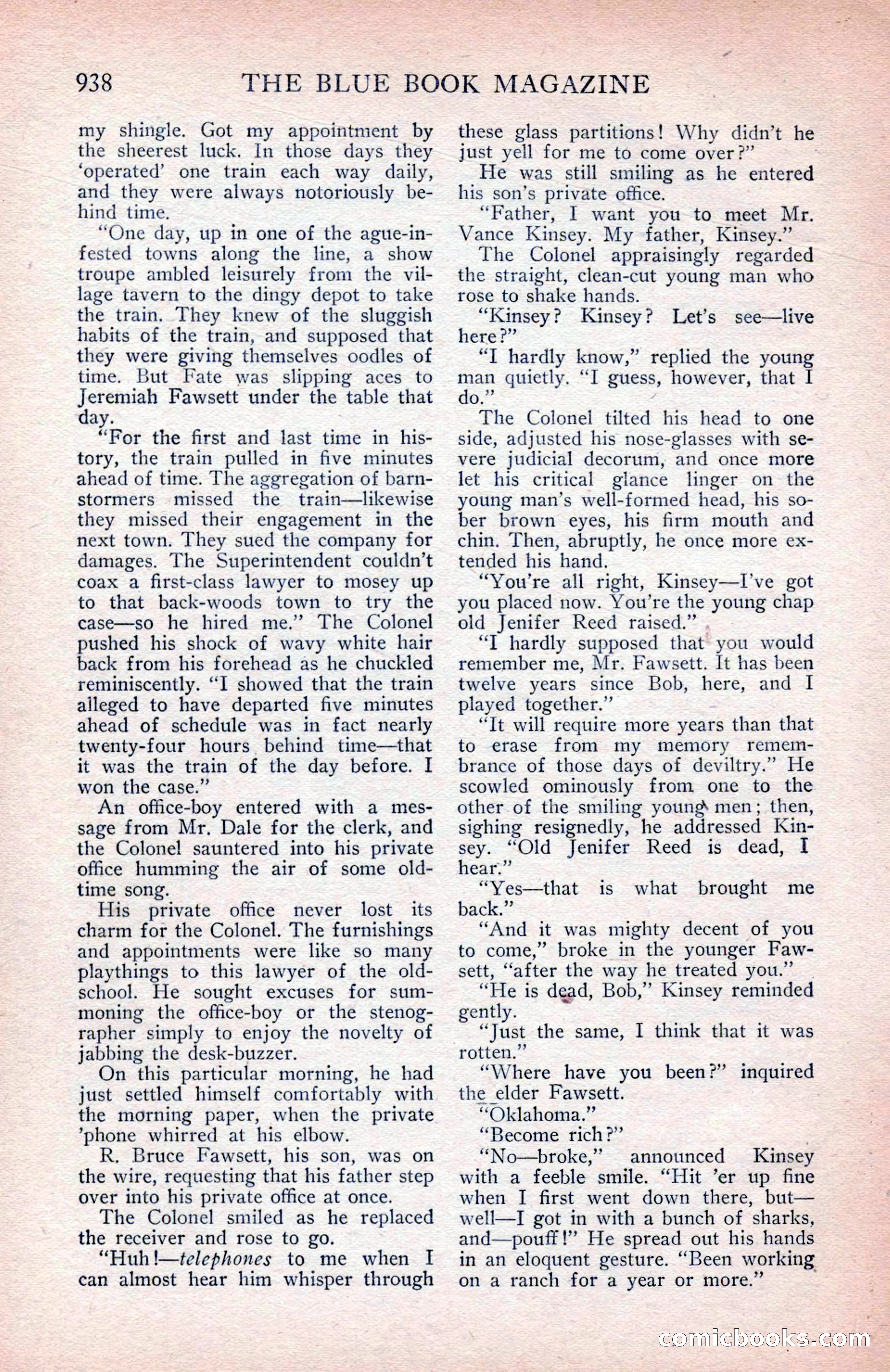 The Blue Book Magazine, March 1914 — page 108 of 222