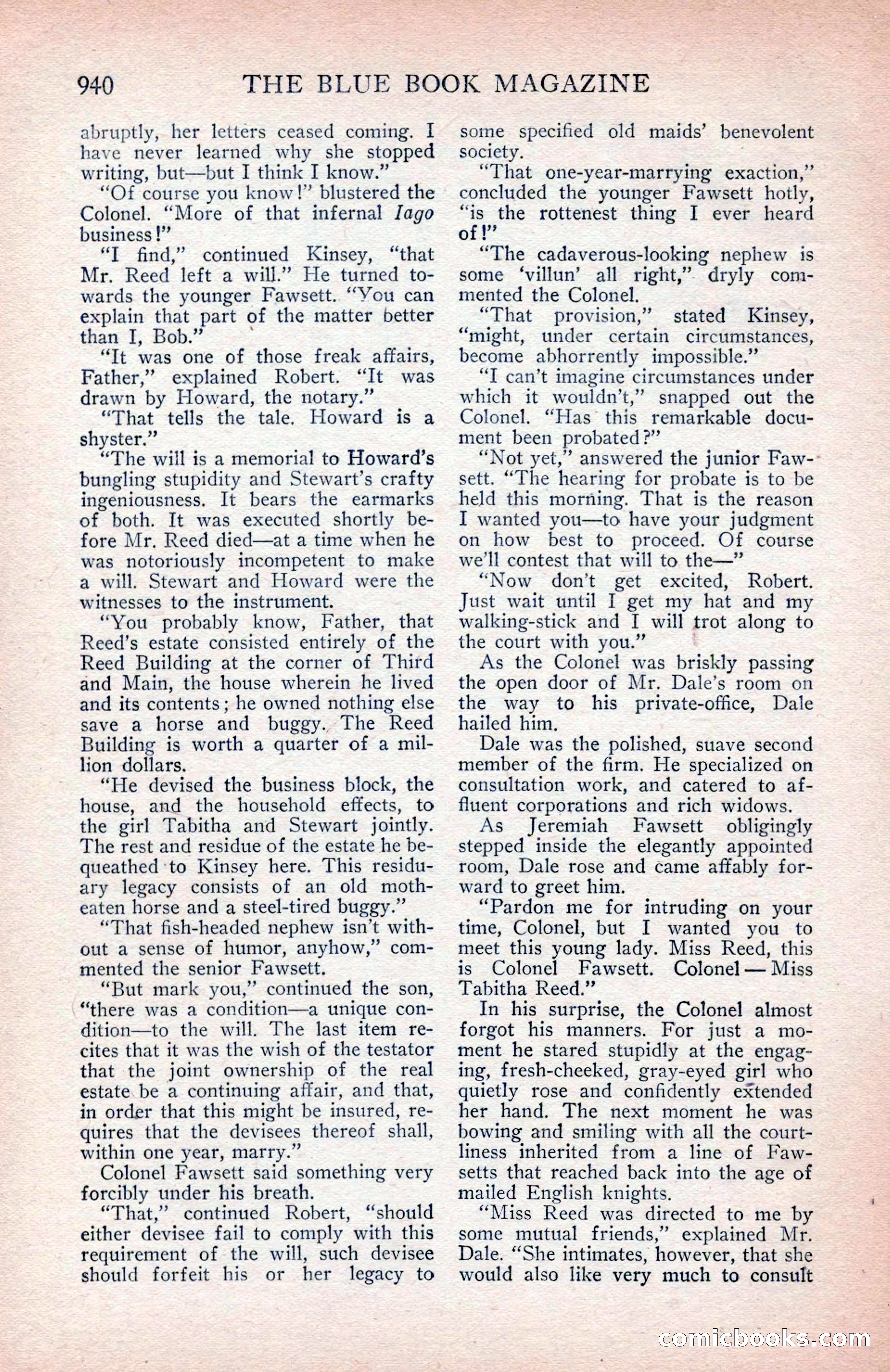 The Blue Book Magazine, March 1914 — page 110 of 222