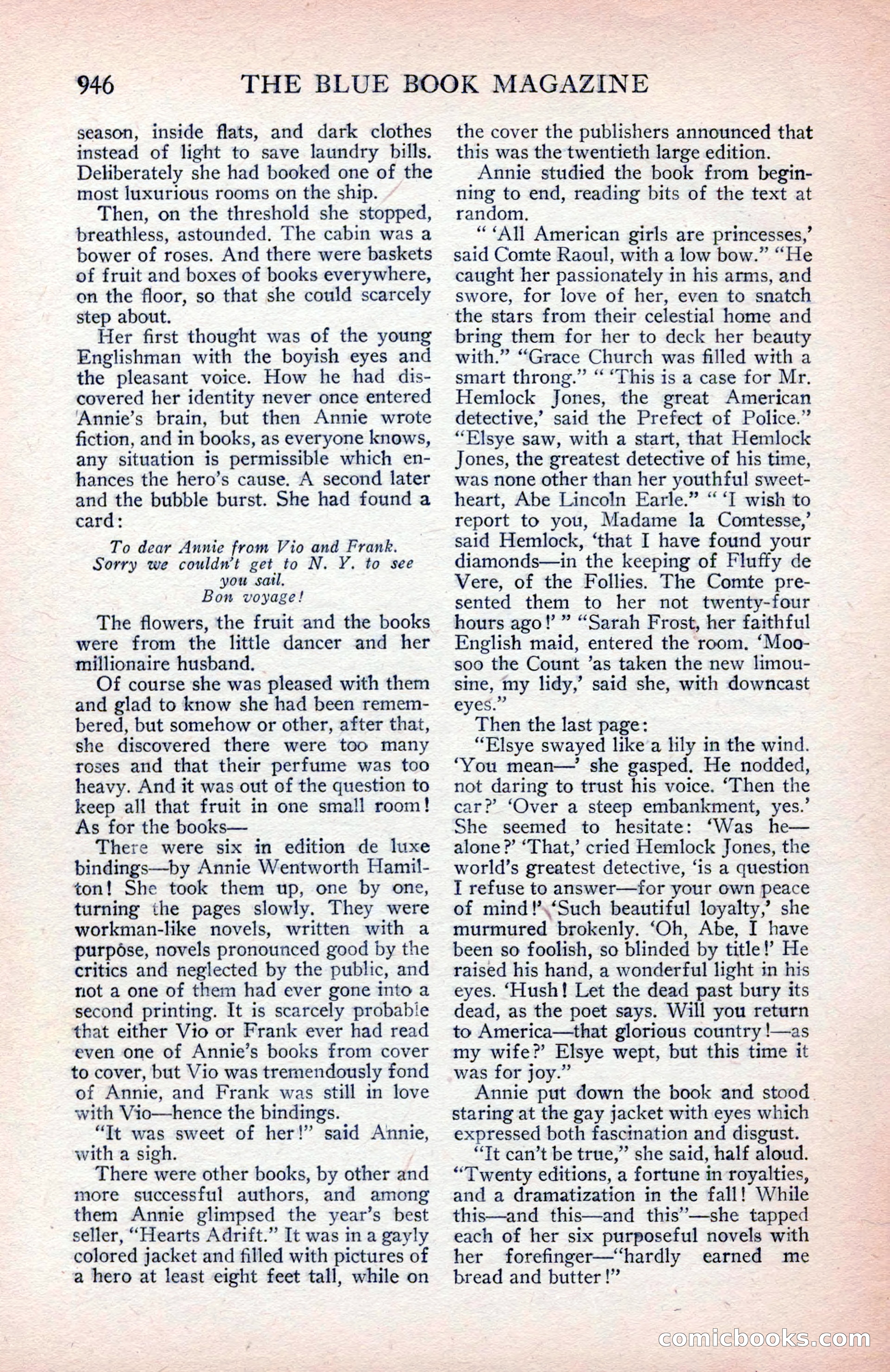 The Blue Book Magazine, March 1914 — page 116 of 222