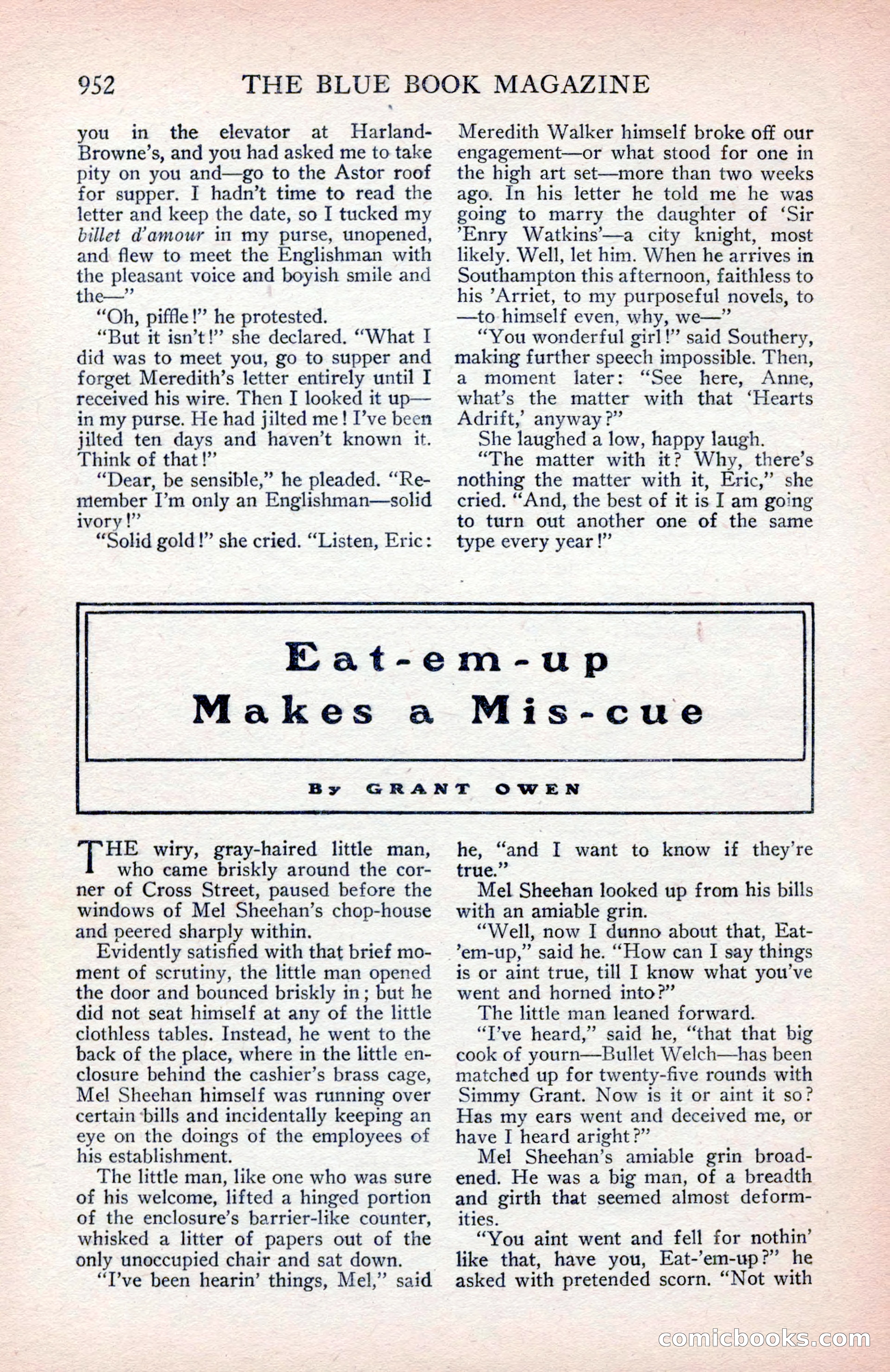 The Blue Book Magazine, March 1914 — page 122 of 222