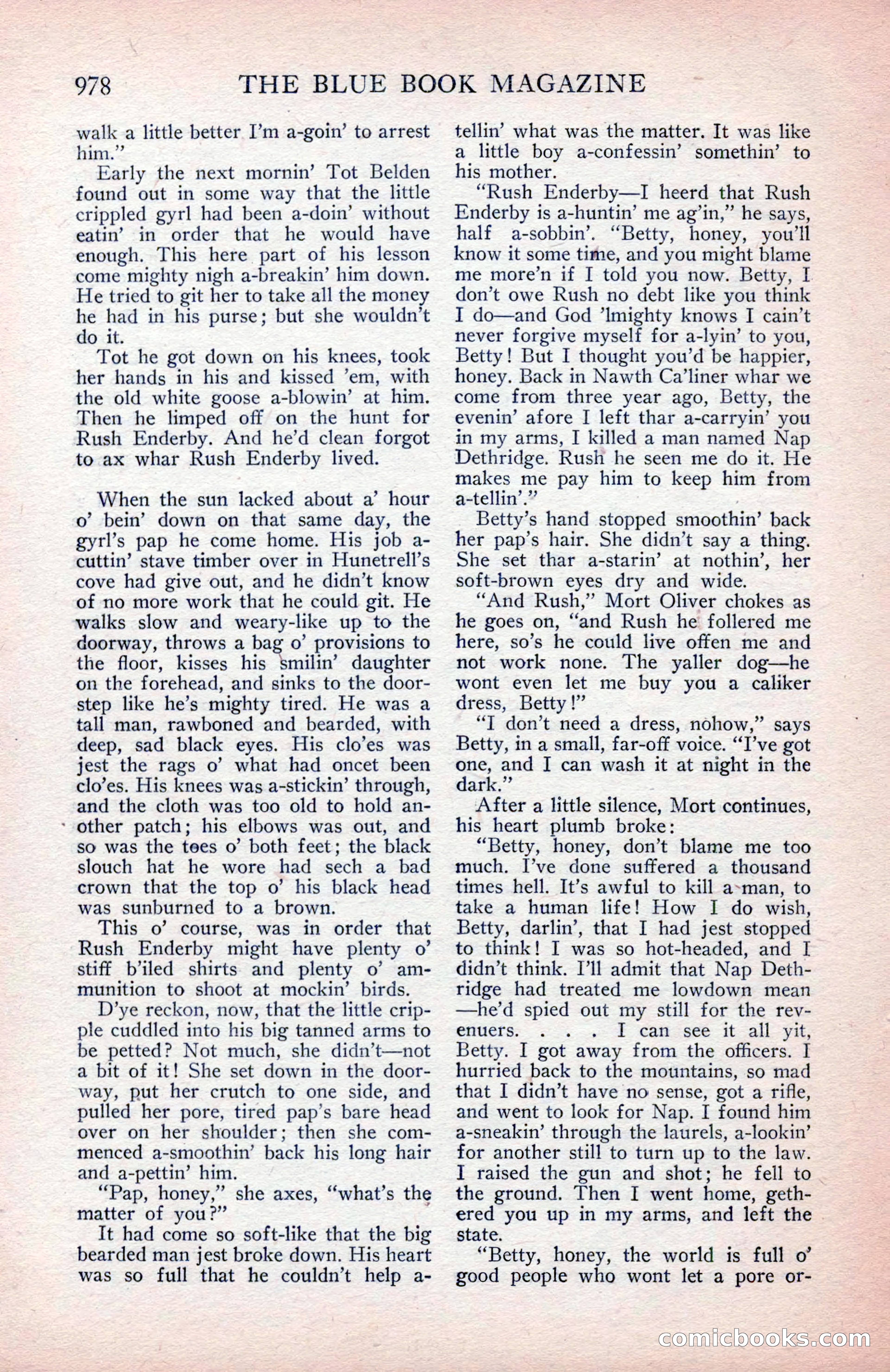 The Blue Book Magazine, March 1914 — page 148 of 222