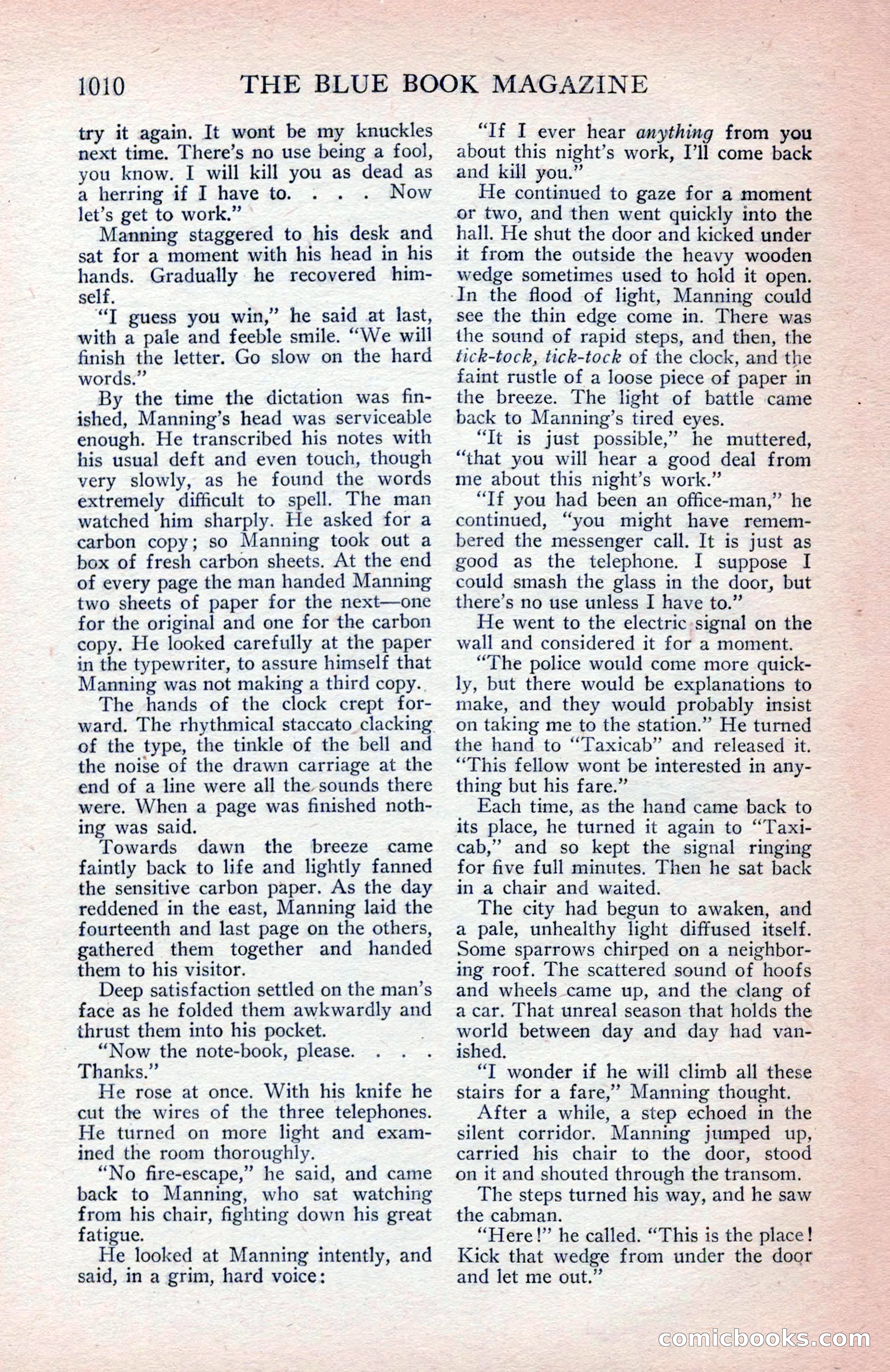 The Blue Book Magazine, March 1914 — page 180 of 222