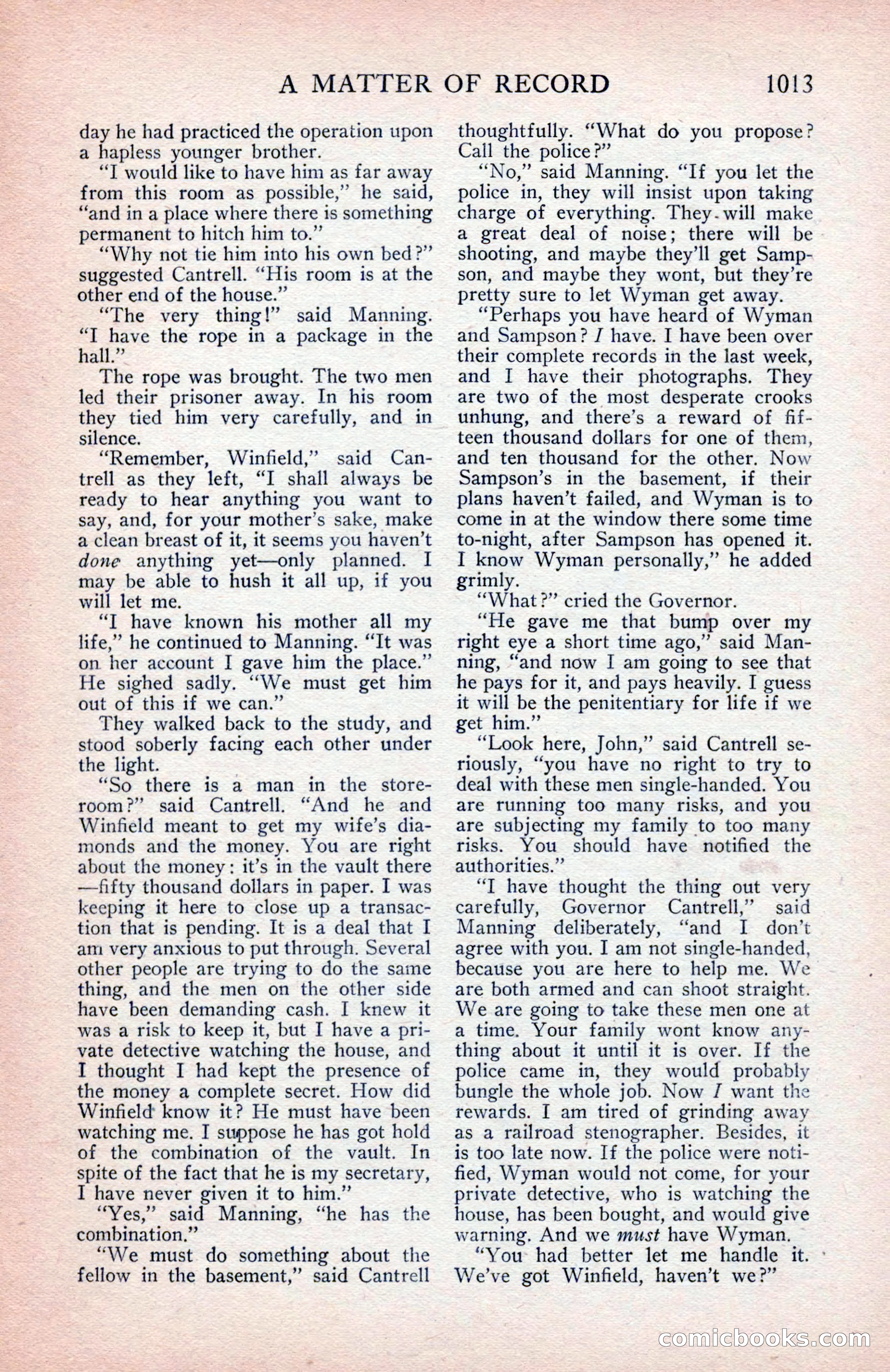 The Blue Book Magazine, March 1914 — page 183 of 222