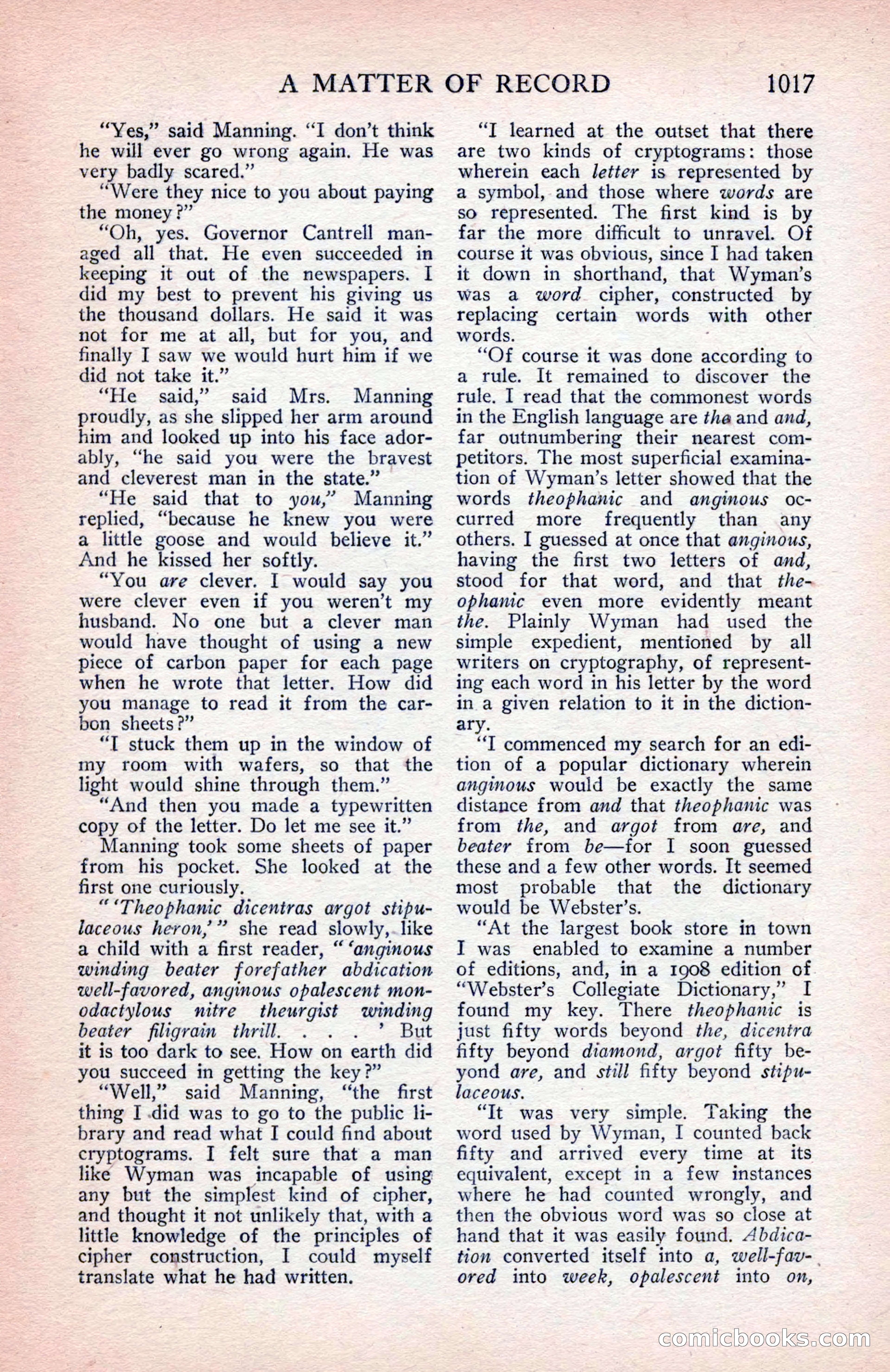 The Blue Book Magazine, March 1914 — page 187 of 222