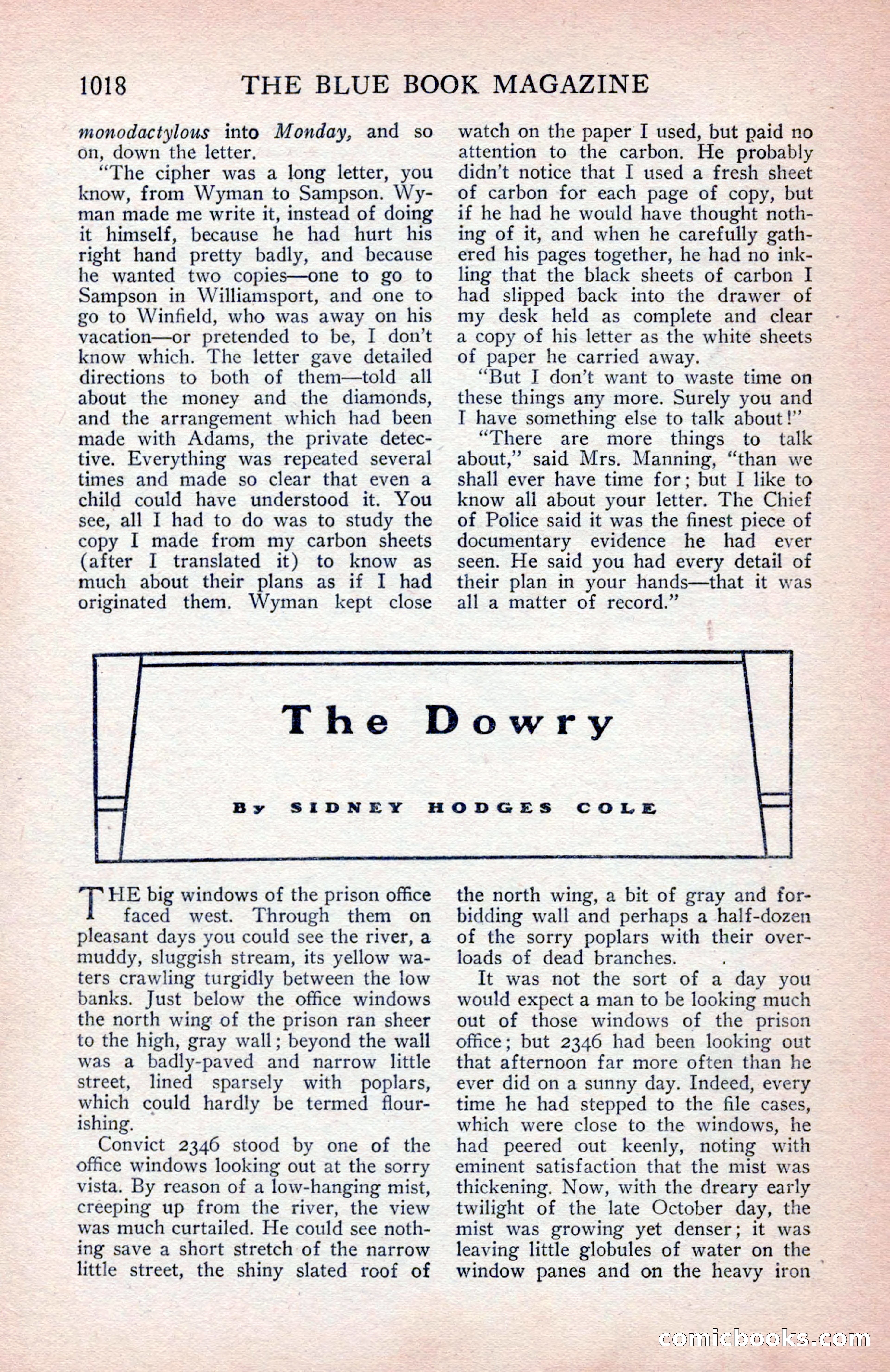 The Blue Book Magazine, March 1914 — page 188 of 222