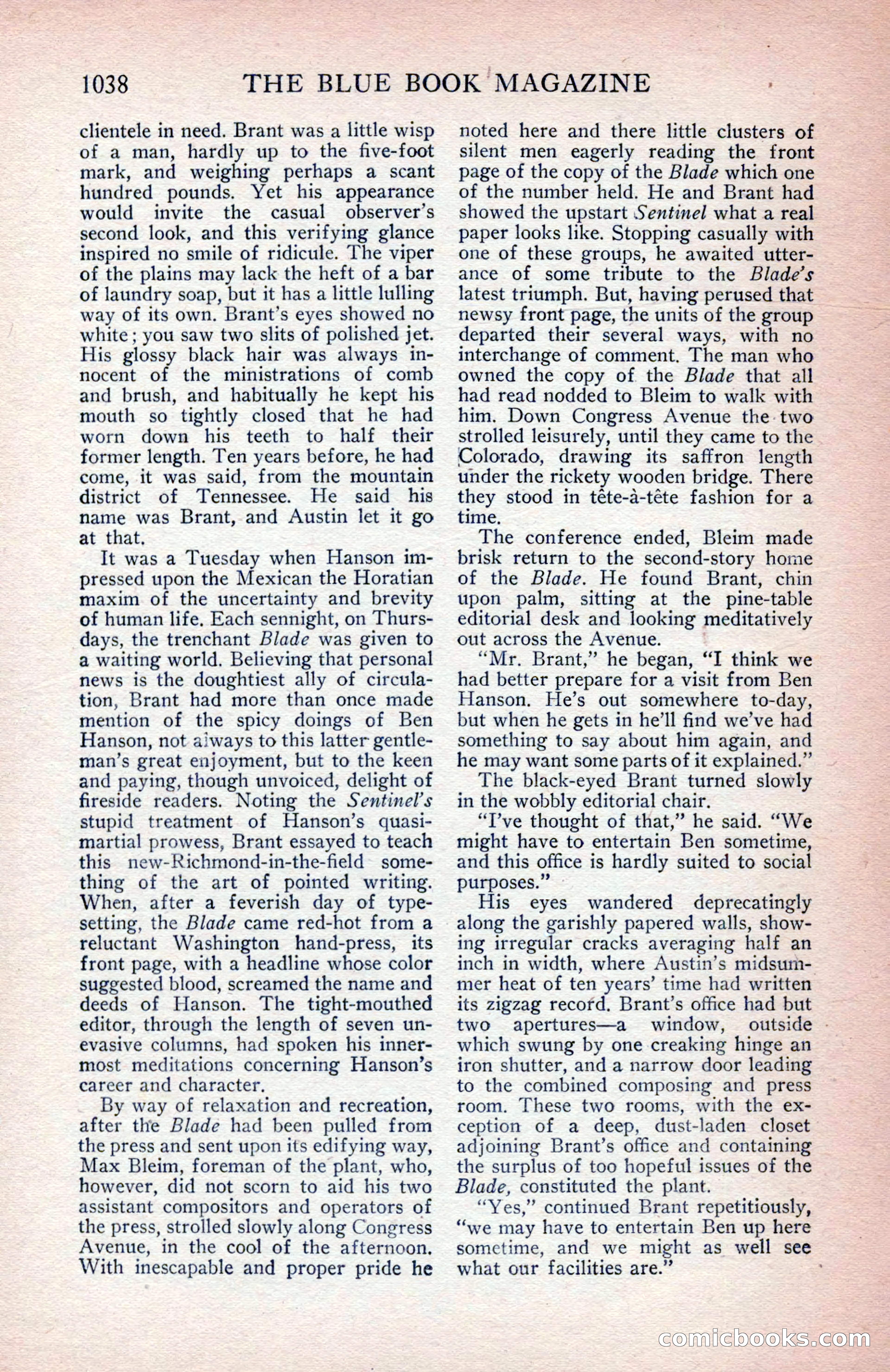 The Blue Book Magazine, March 1914 — page 208 of 222