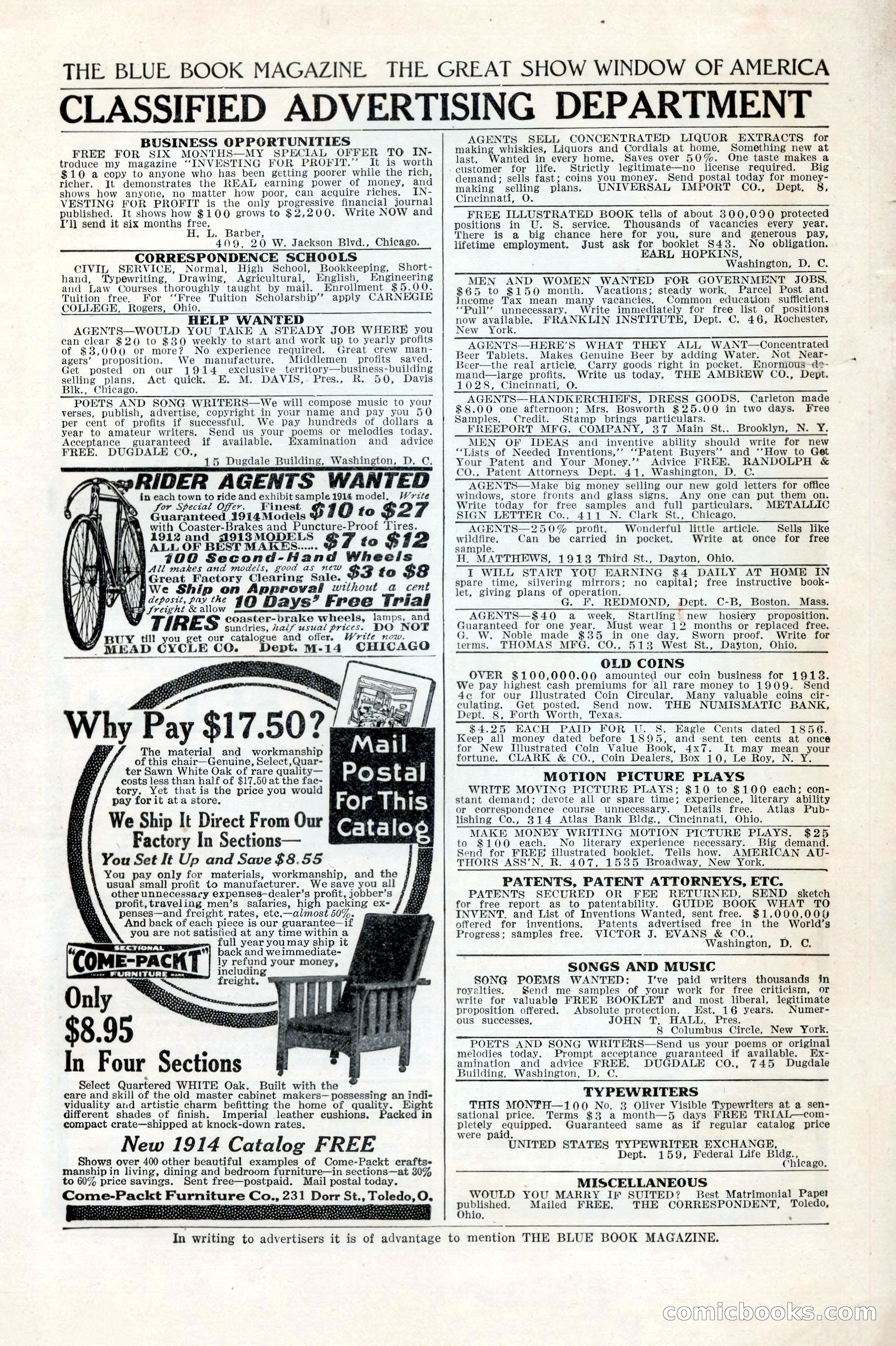 The Blue Book Magazine, March 1914 — page 218 of 222