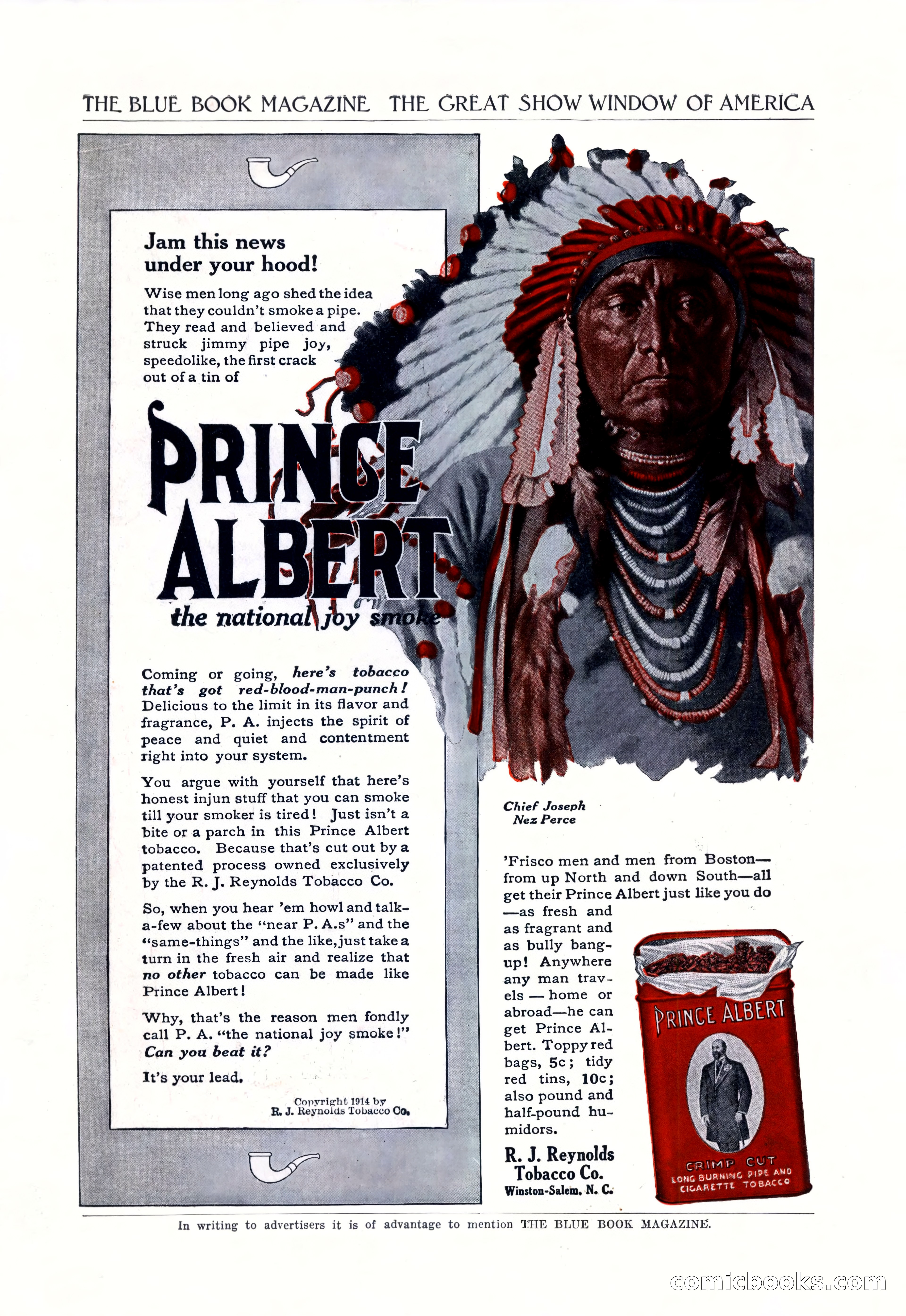 The Blue Book Magazine, March 1914 — page 221 of 222