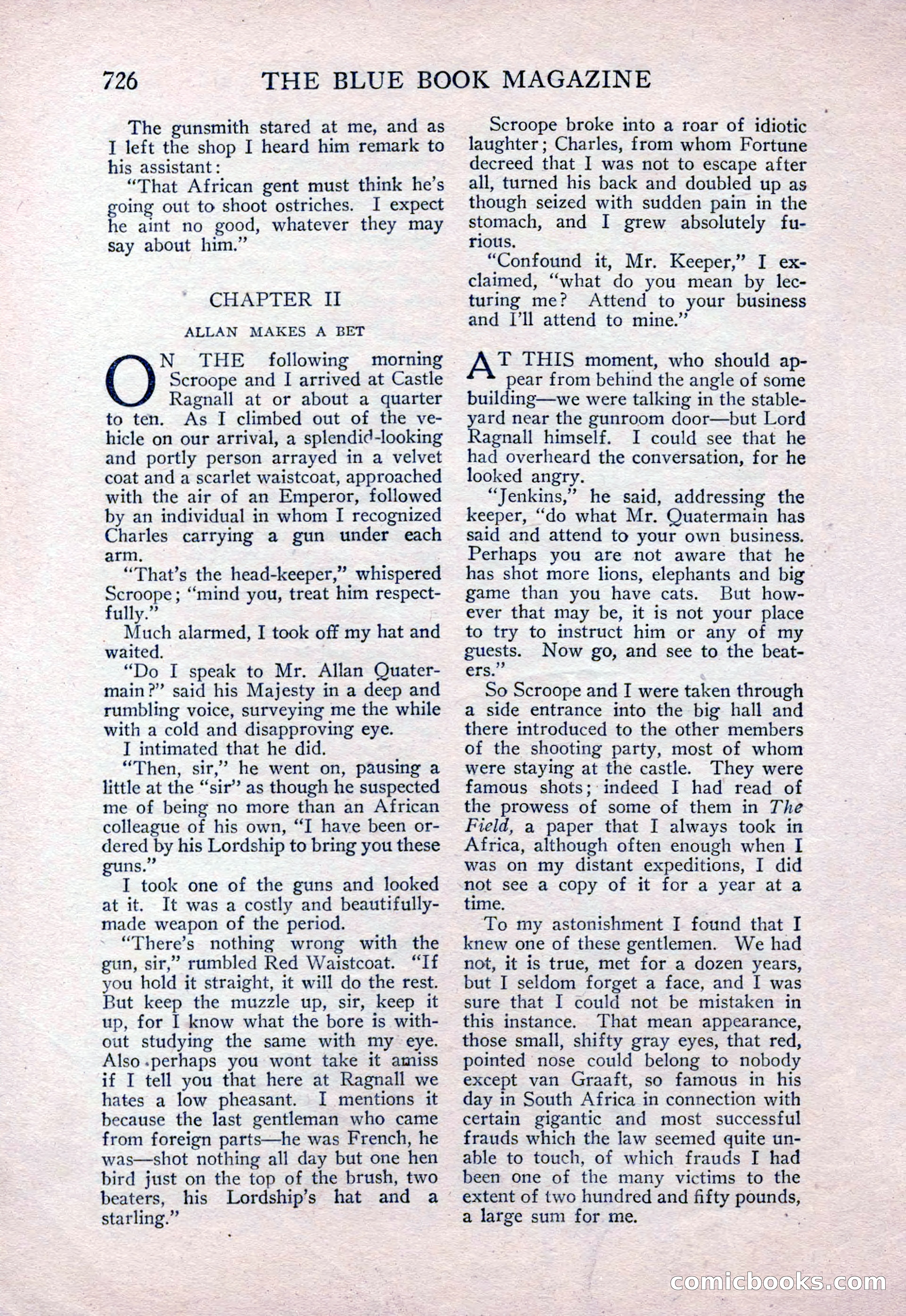 The Blue Book Magazine, February 1915 — page 10 of 246