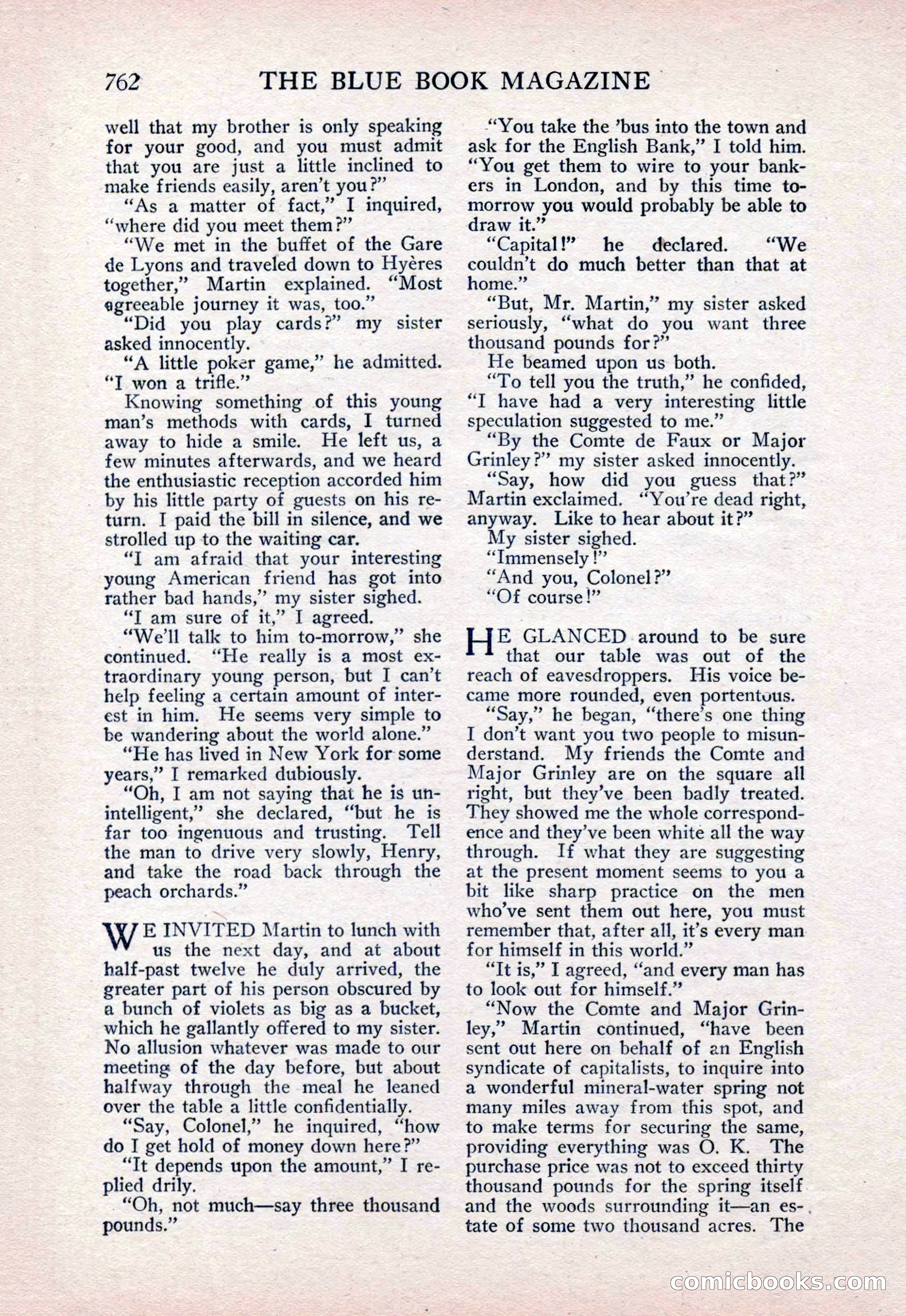 The Blue Book Magazine, February 1915 — page 46 of 246