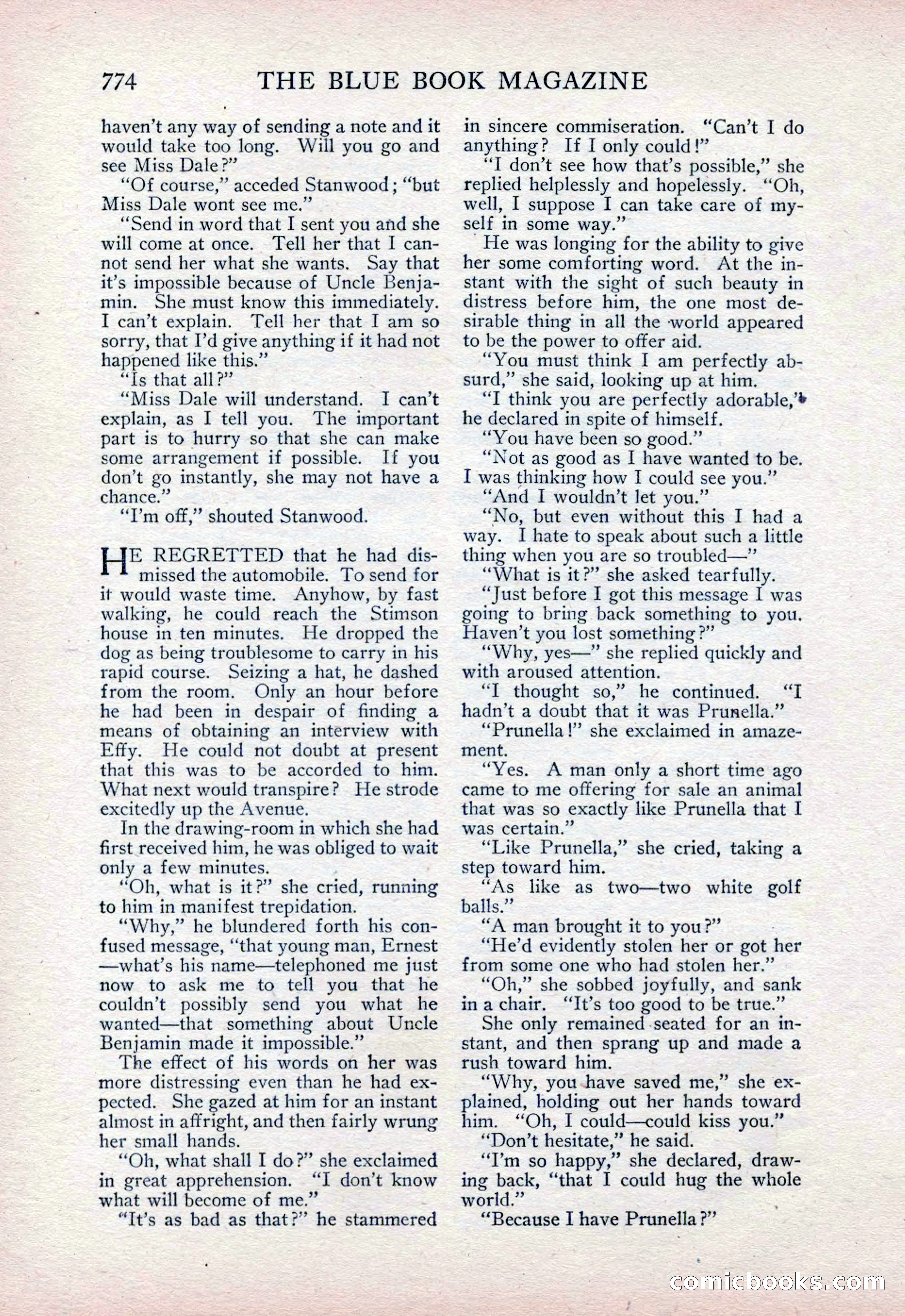 The Blue Book Magazine, February 1915 — page 58 of 246