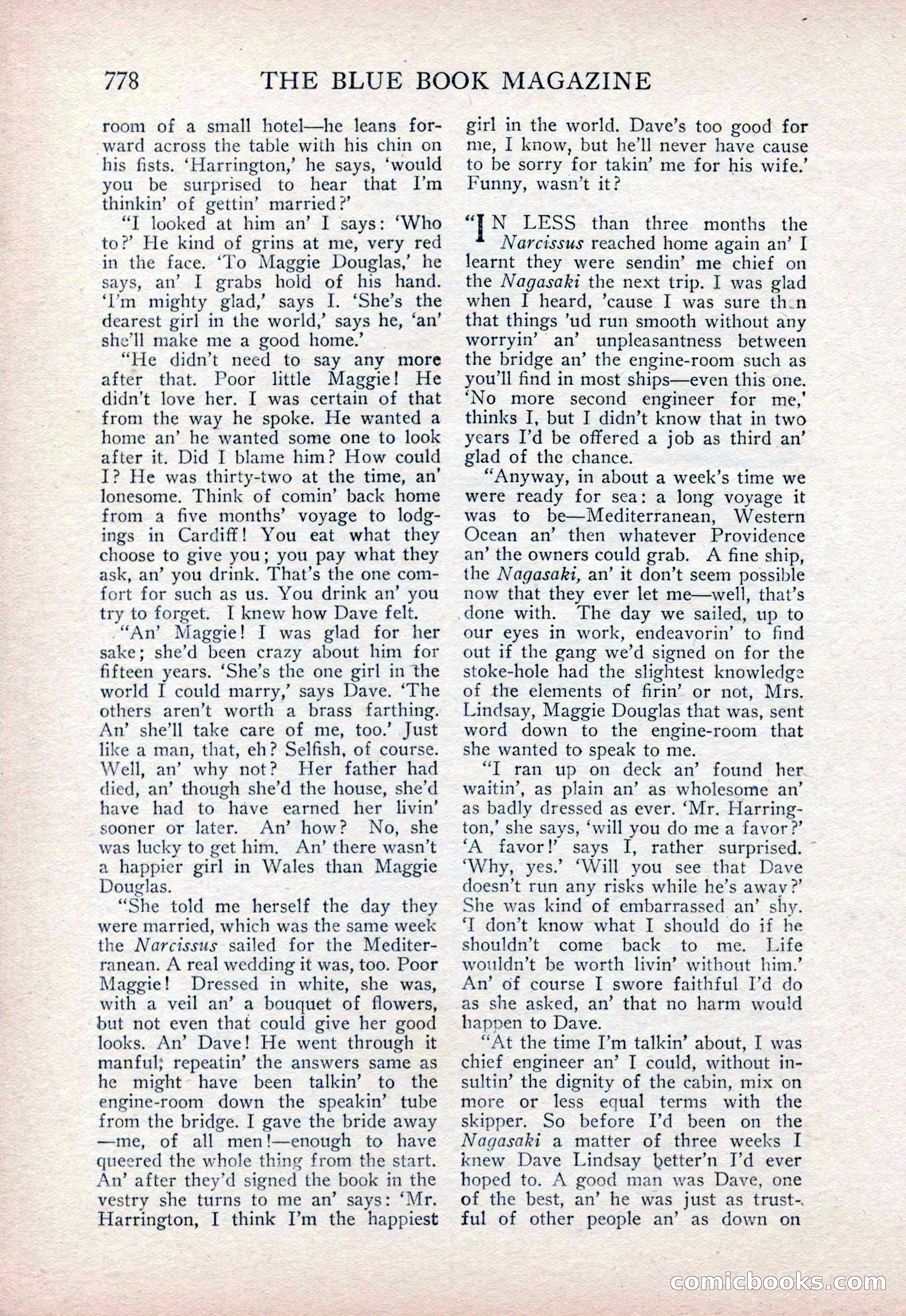 The Blue Book Magazine, February 1915 — page 62 of 246