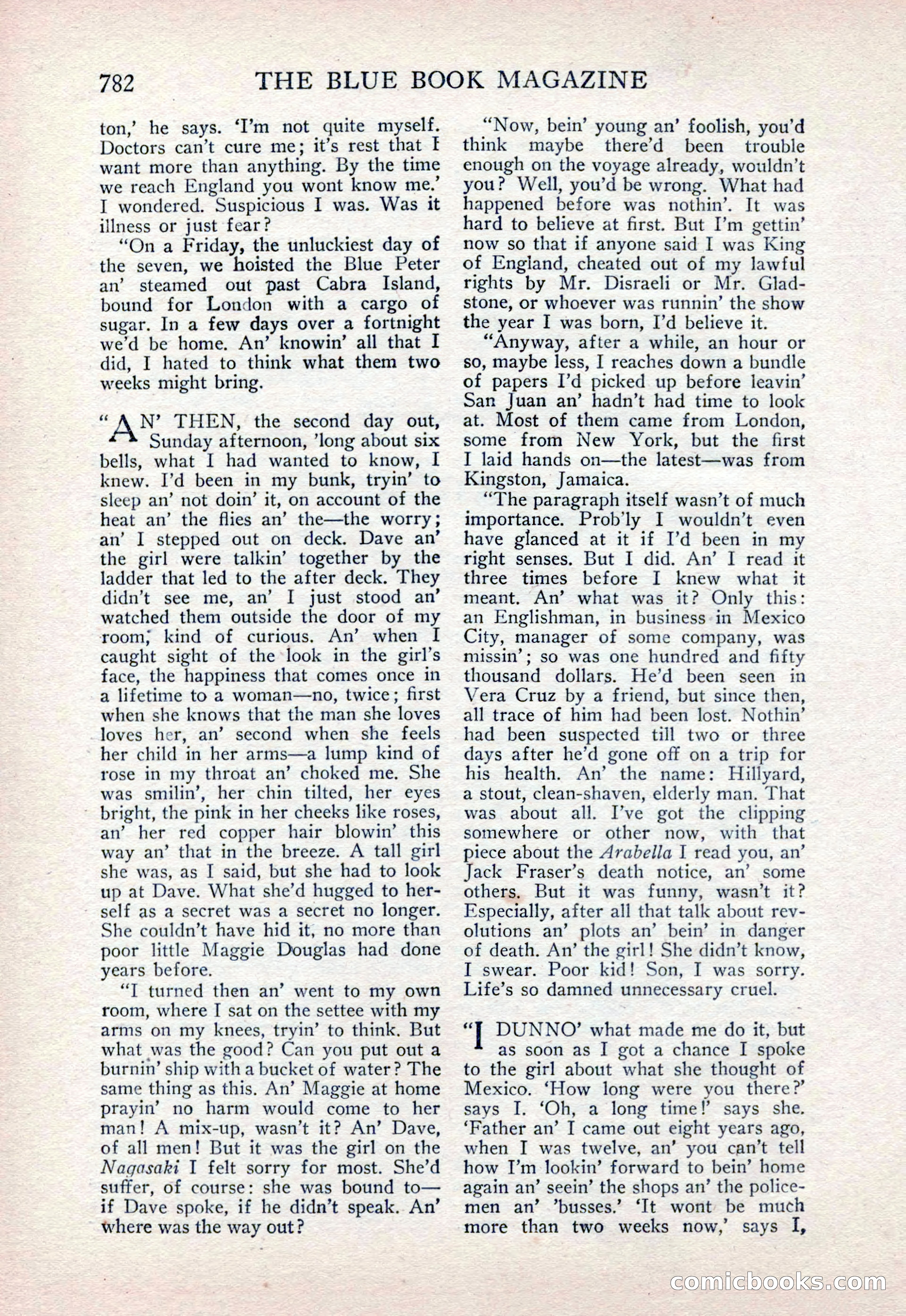 The Blue Book Magazine, February 1915 — page 66 of 246