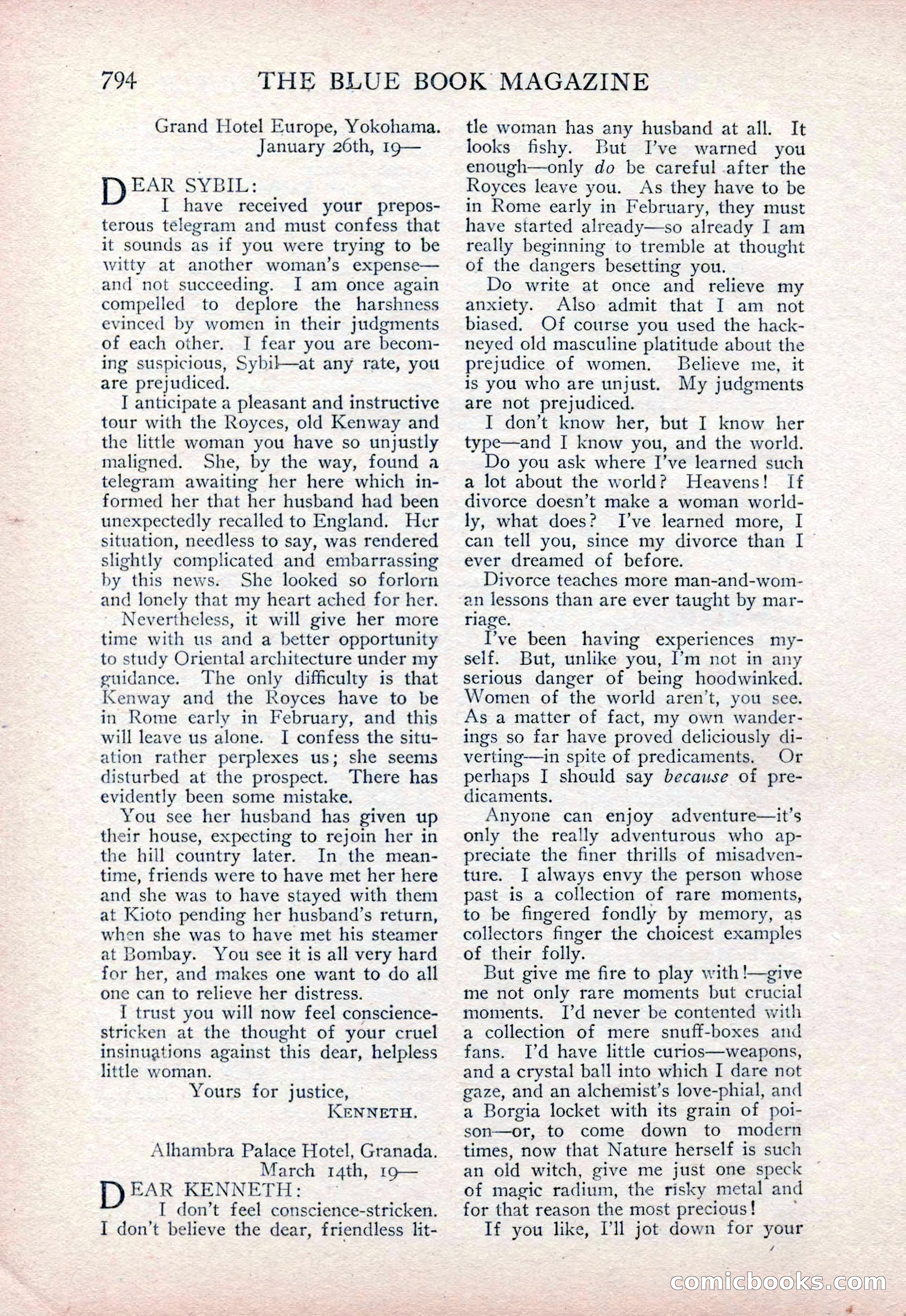 The Blue Book Magazine, February 1915 — page 78 of 246