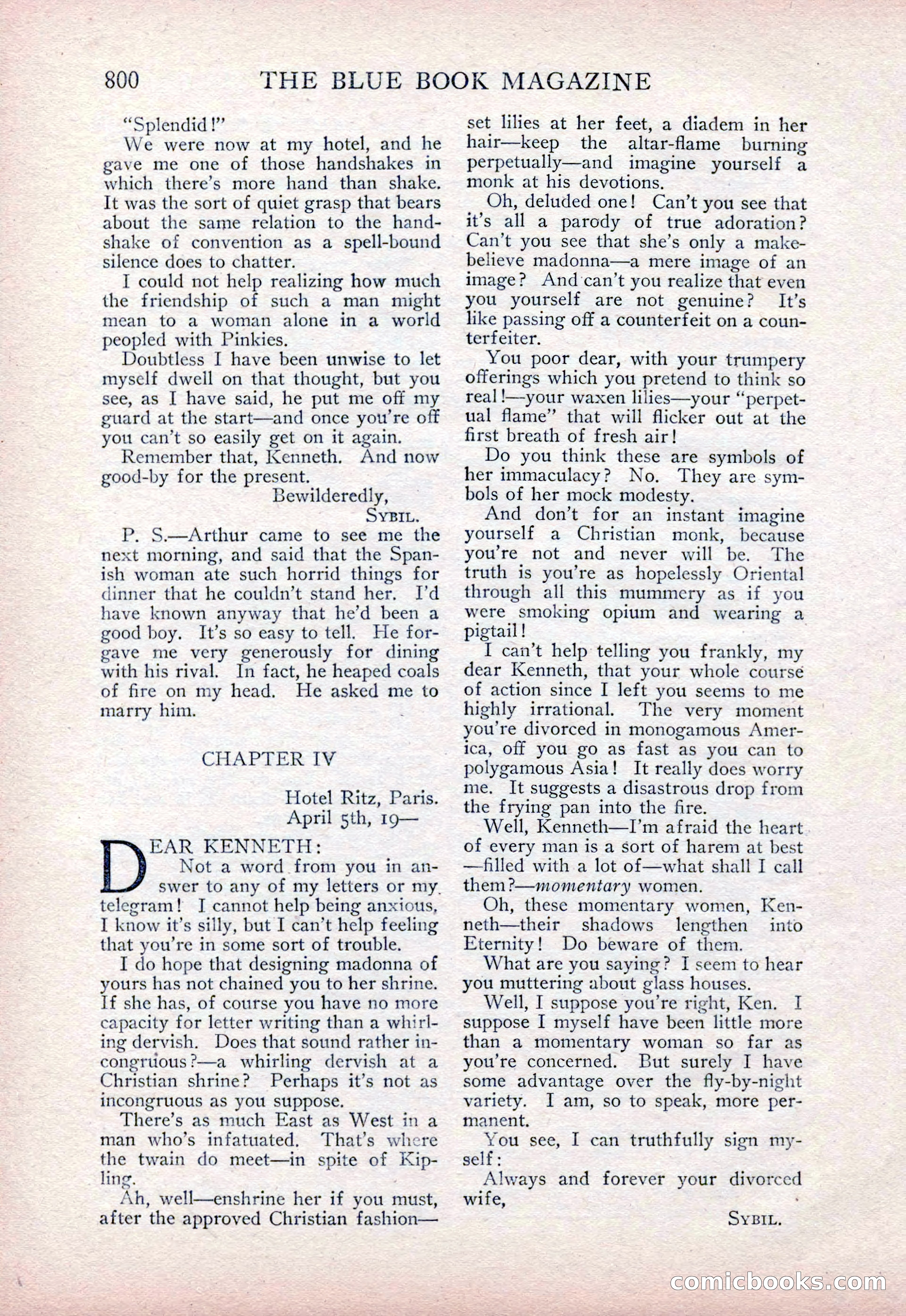 The Blue Book Magazine, February 1915 — page 84 of 246