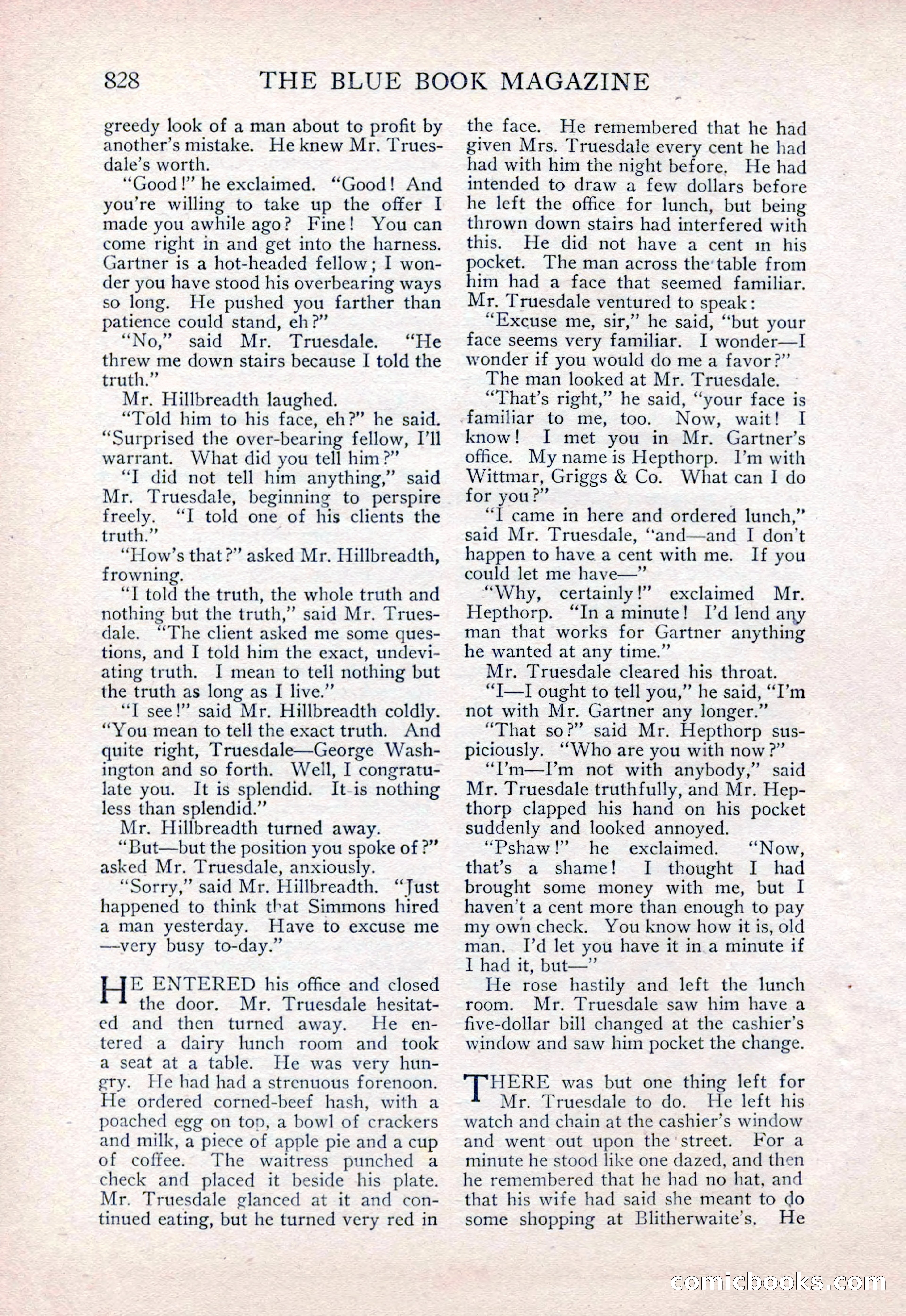 The Blue Book Magazine, February 1915 — page 112 of 246