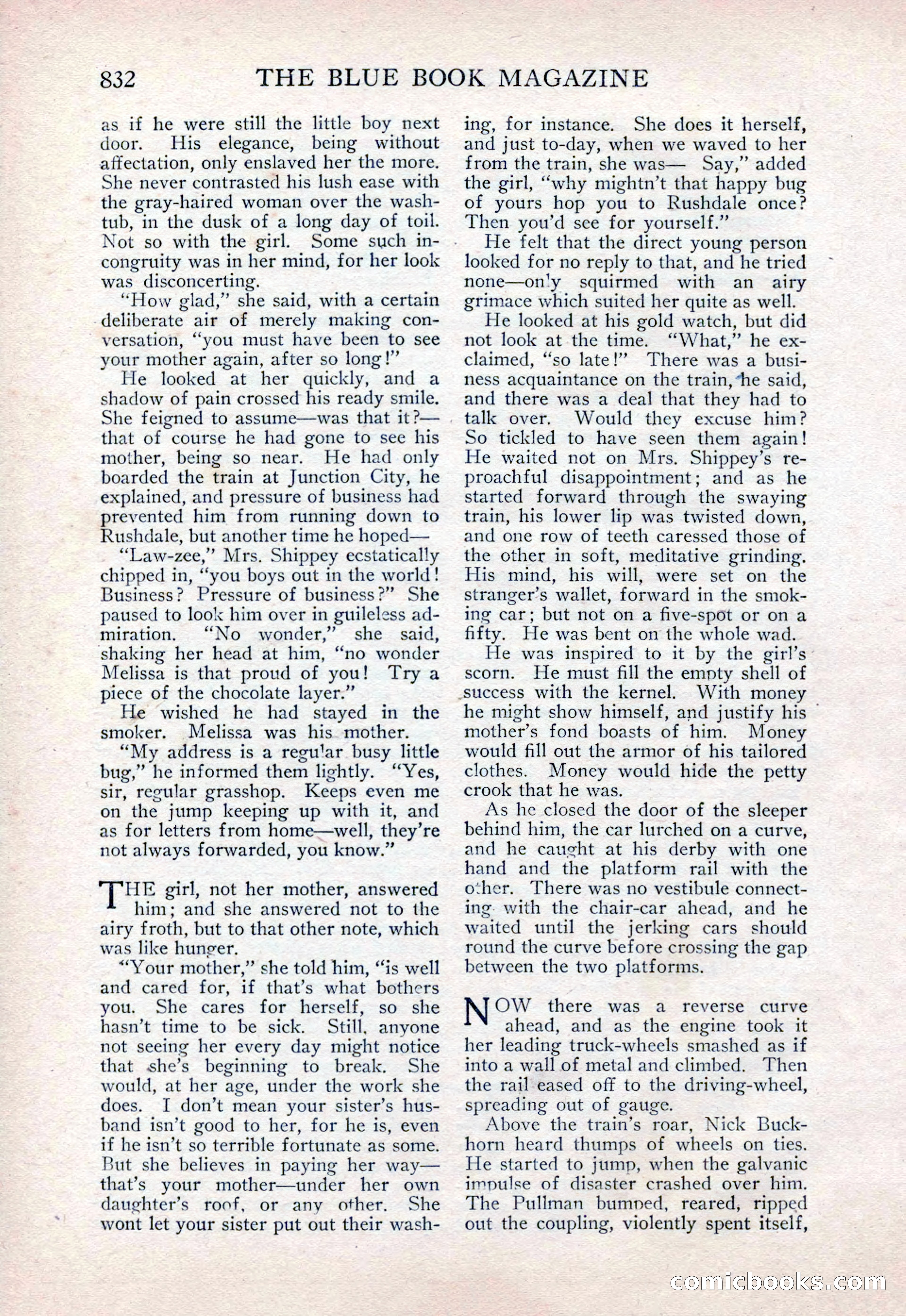 The Blue Book Magazine, February 1915 — page 116 of 246