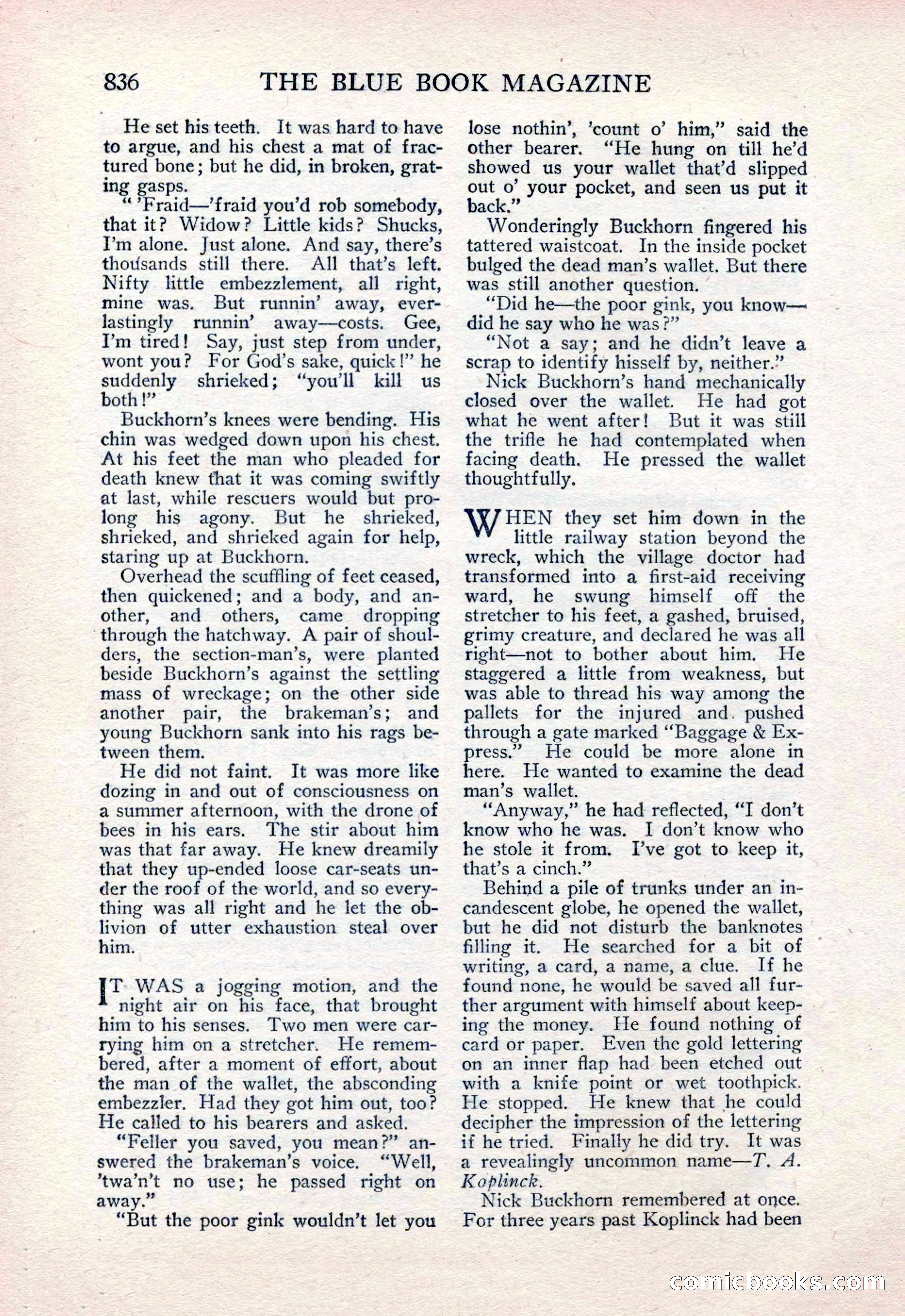 The Blue Book Magazine, February 1915 — page 120 of 246