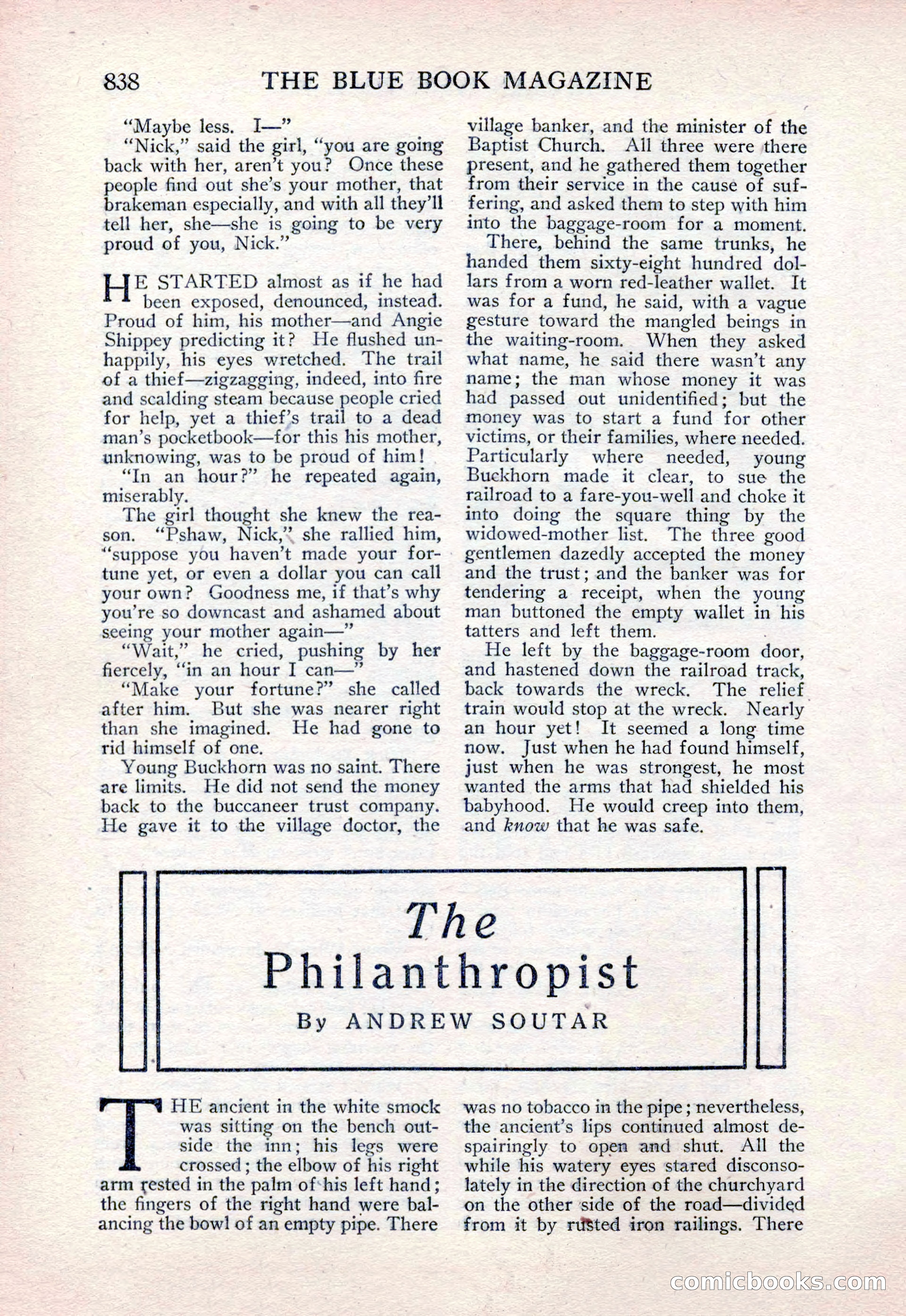 The Blue Book Magazine, February 1915 — page 122 of 246