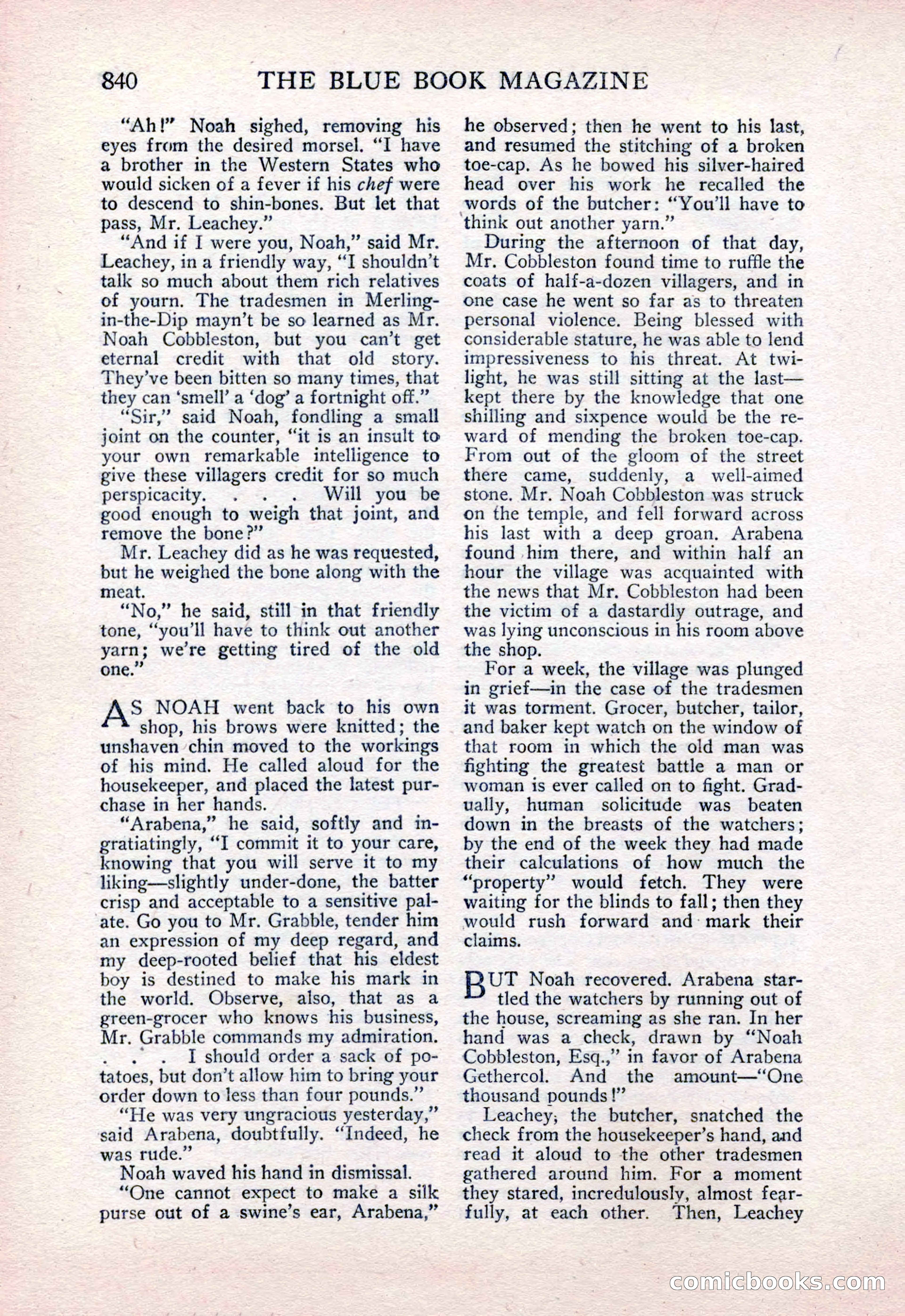 The Blue Book Magazine, February 1915 — page 124 of 246