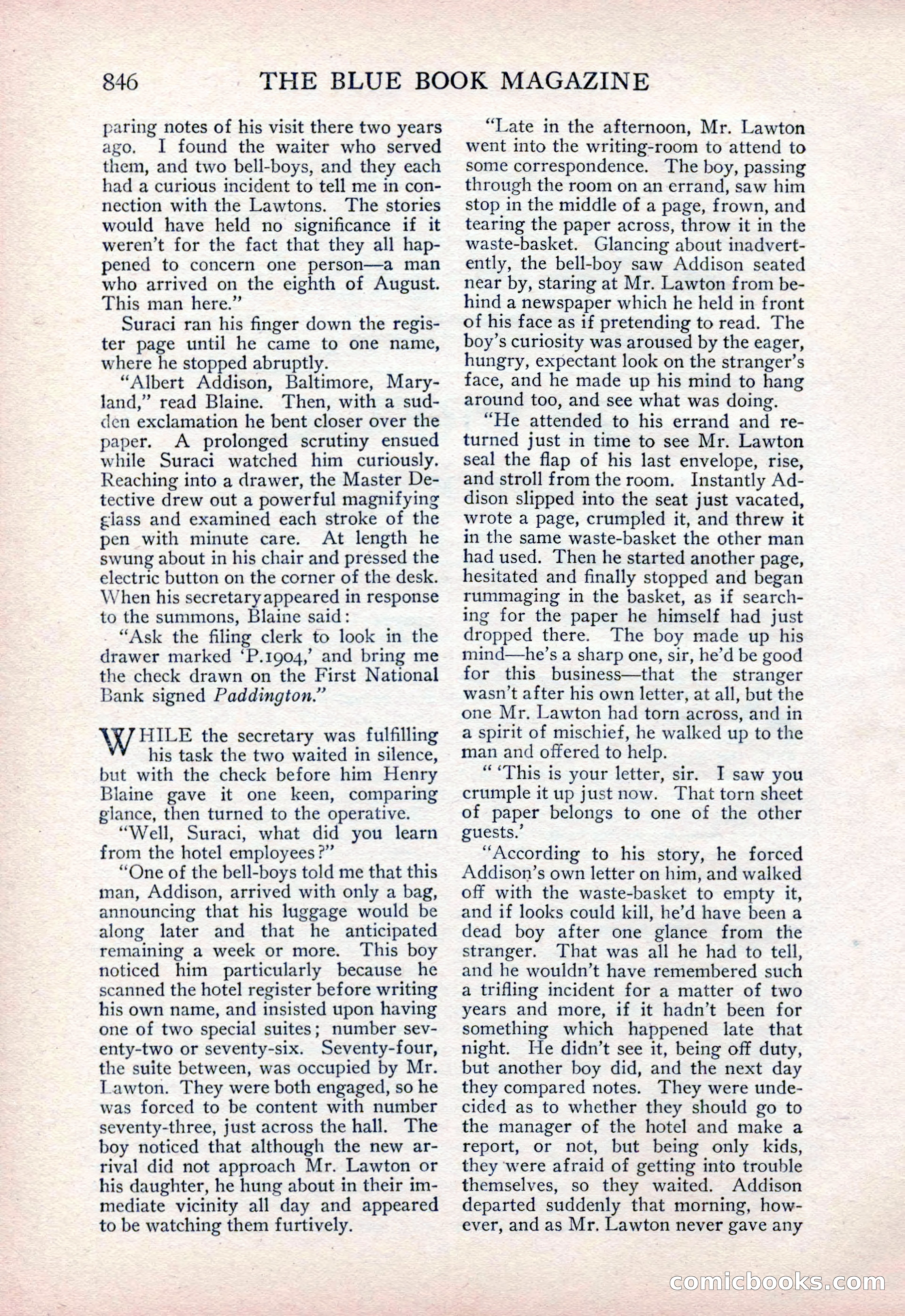 The Blue Book Magazine, February 1915 — page 130 of 246