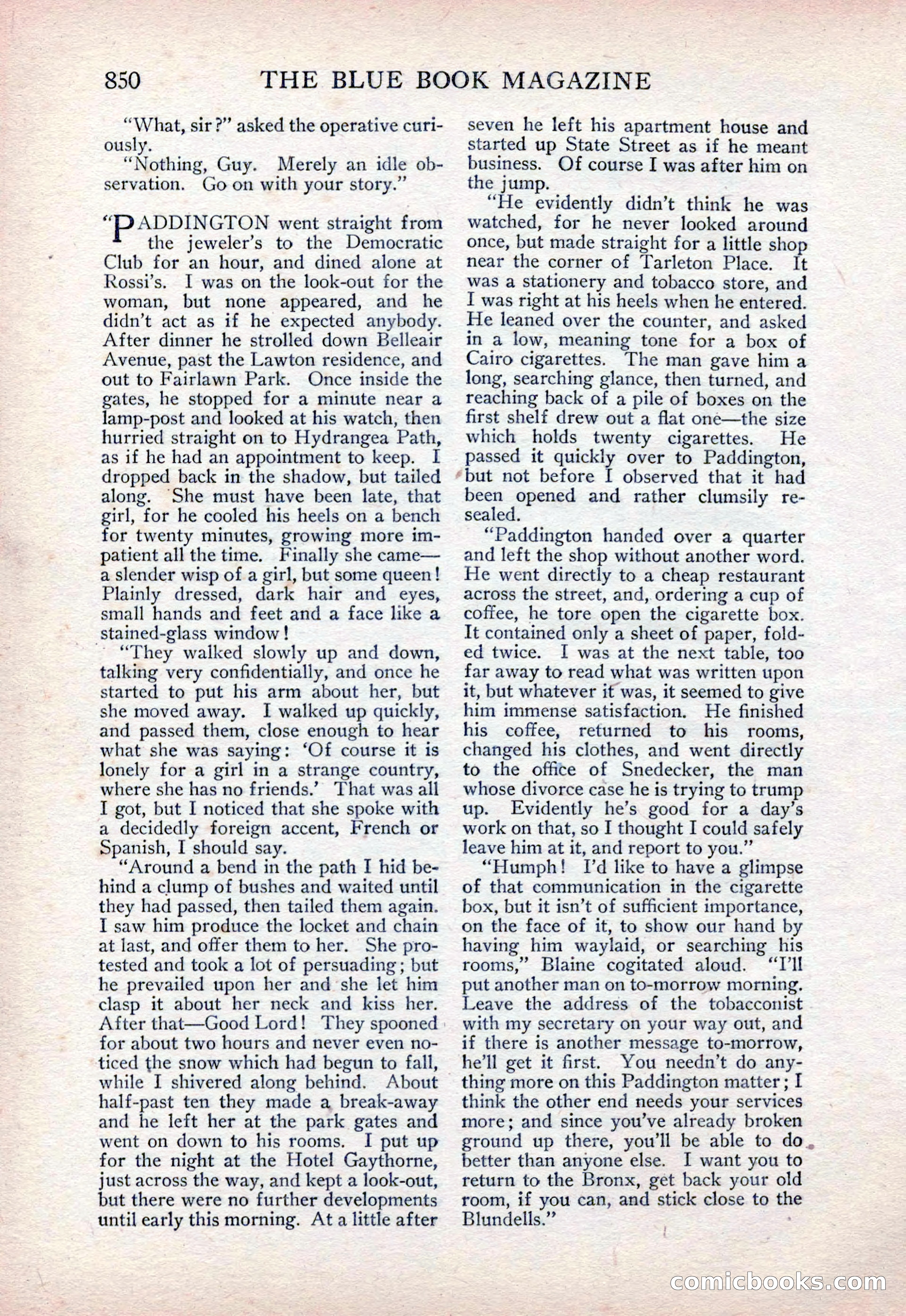 The Blue Book Magazine, February 1915 — page 134 of 246