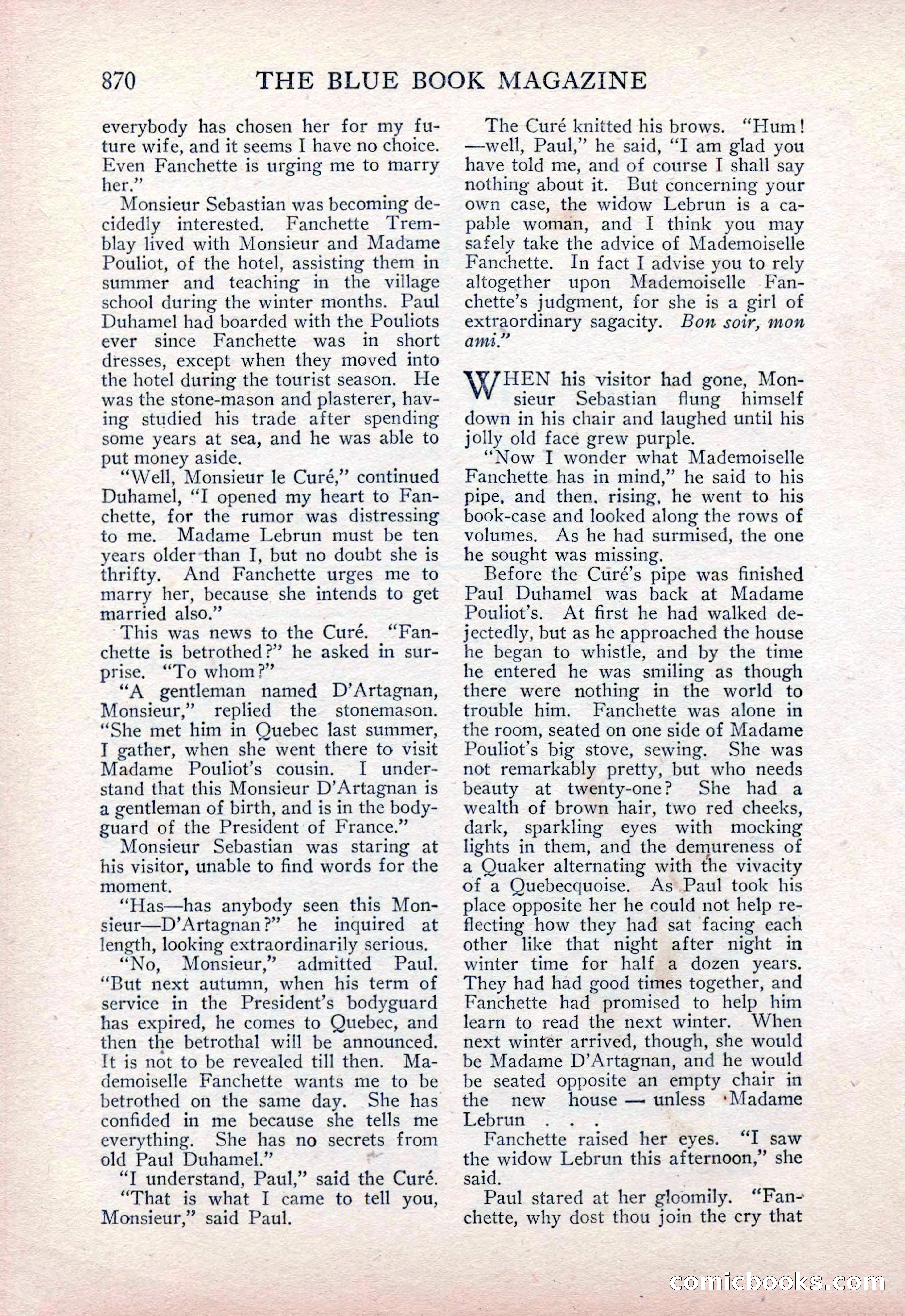The Blue Book Magazine, February 1915 — page 144 of 246