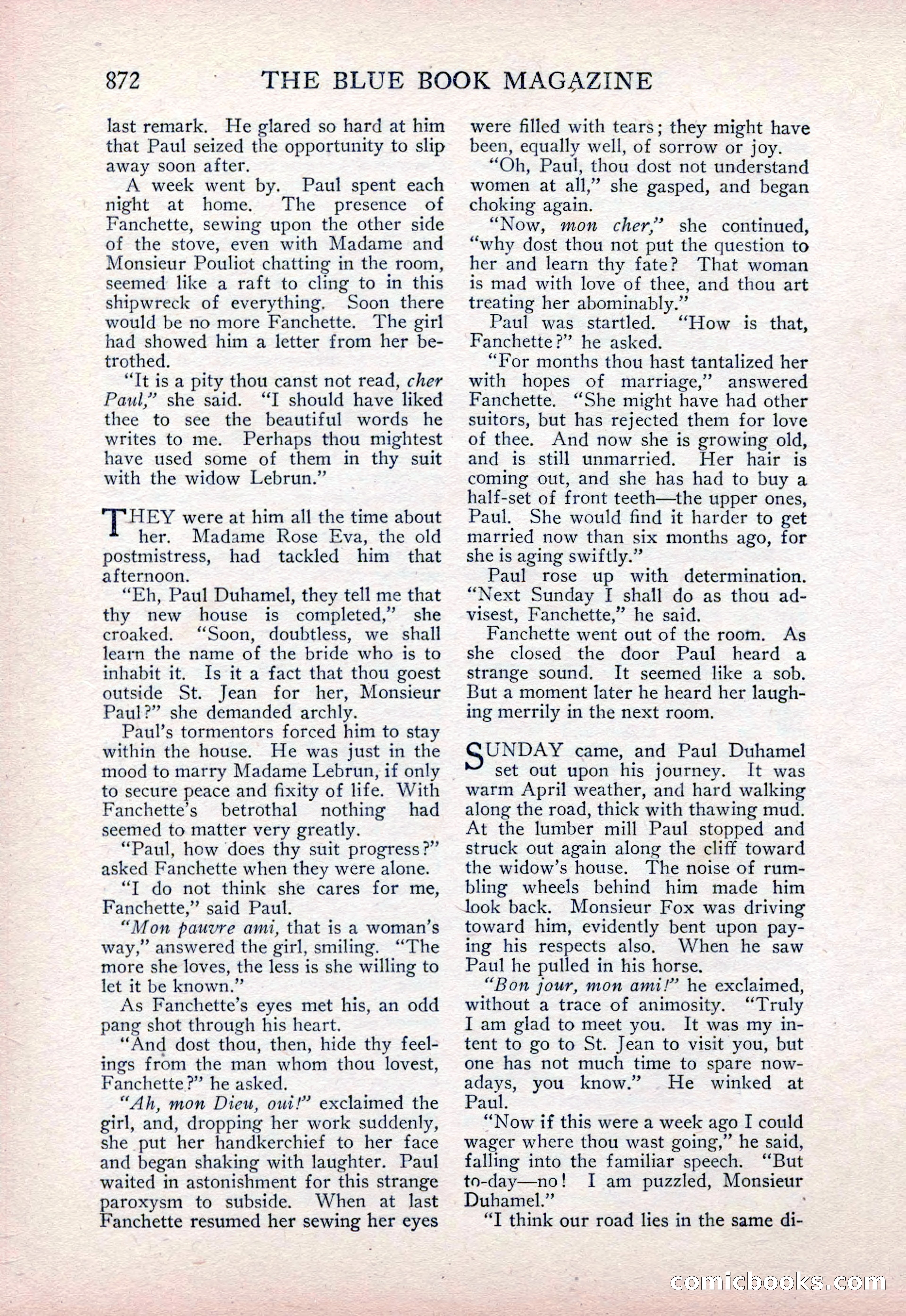 The Blue Book Magazine, February 1915 — page 146 of 246