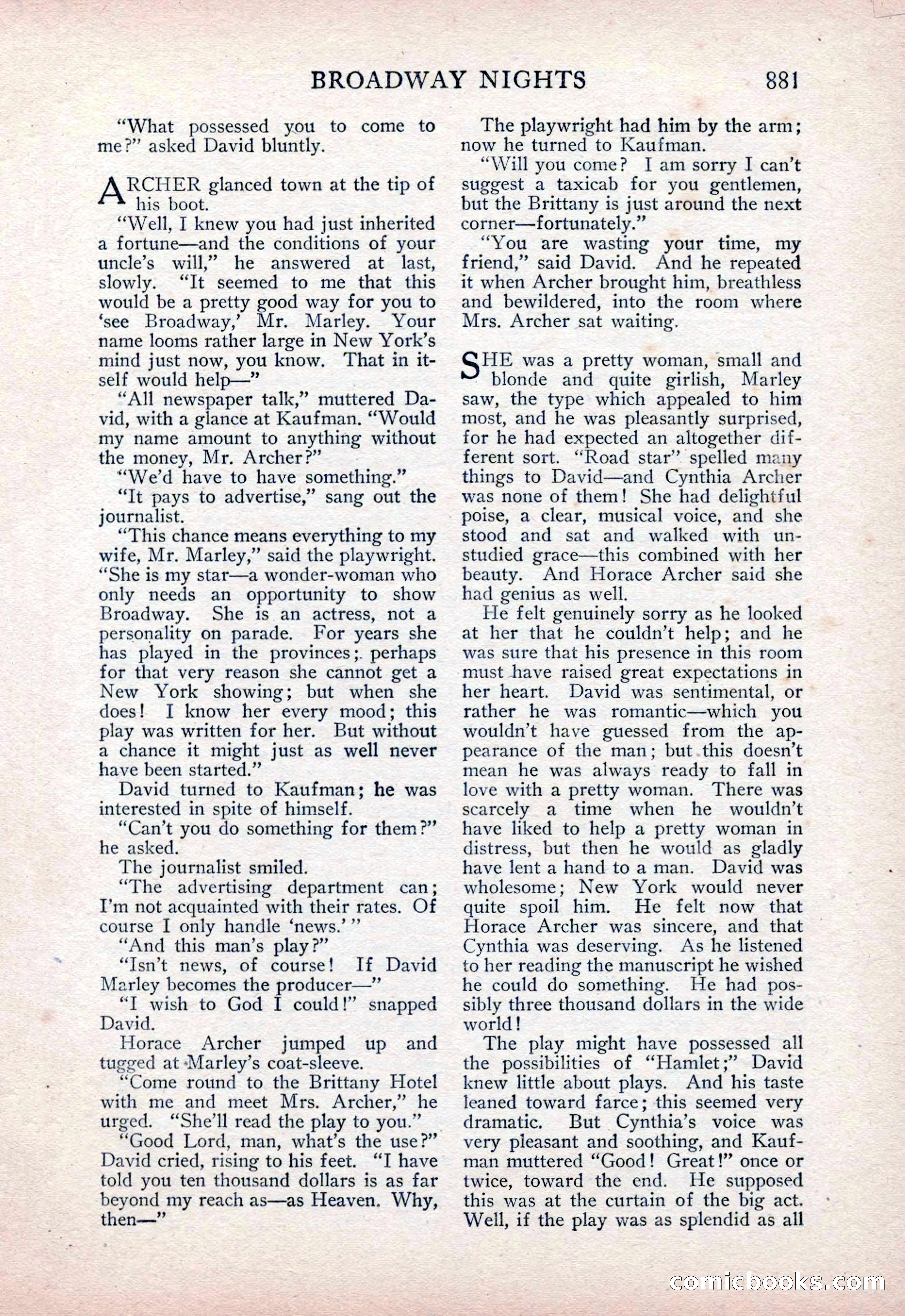 The Blue Book Magazine, February 1915 — page 155 of 246