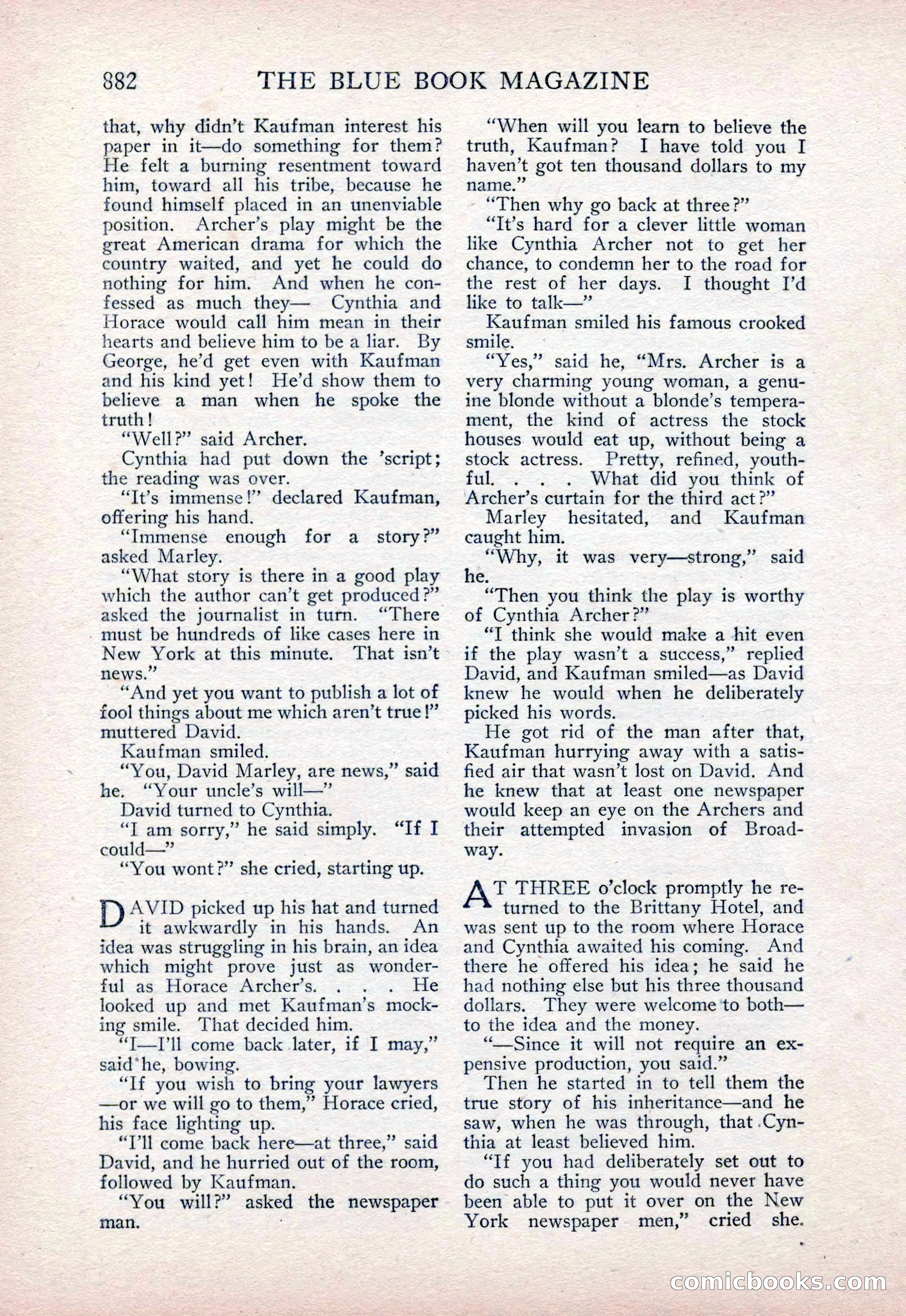 The Blue Book Magazine, February 1915 — page 156 of 246