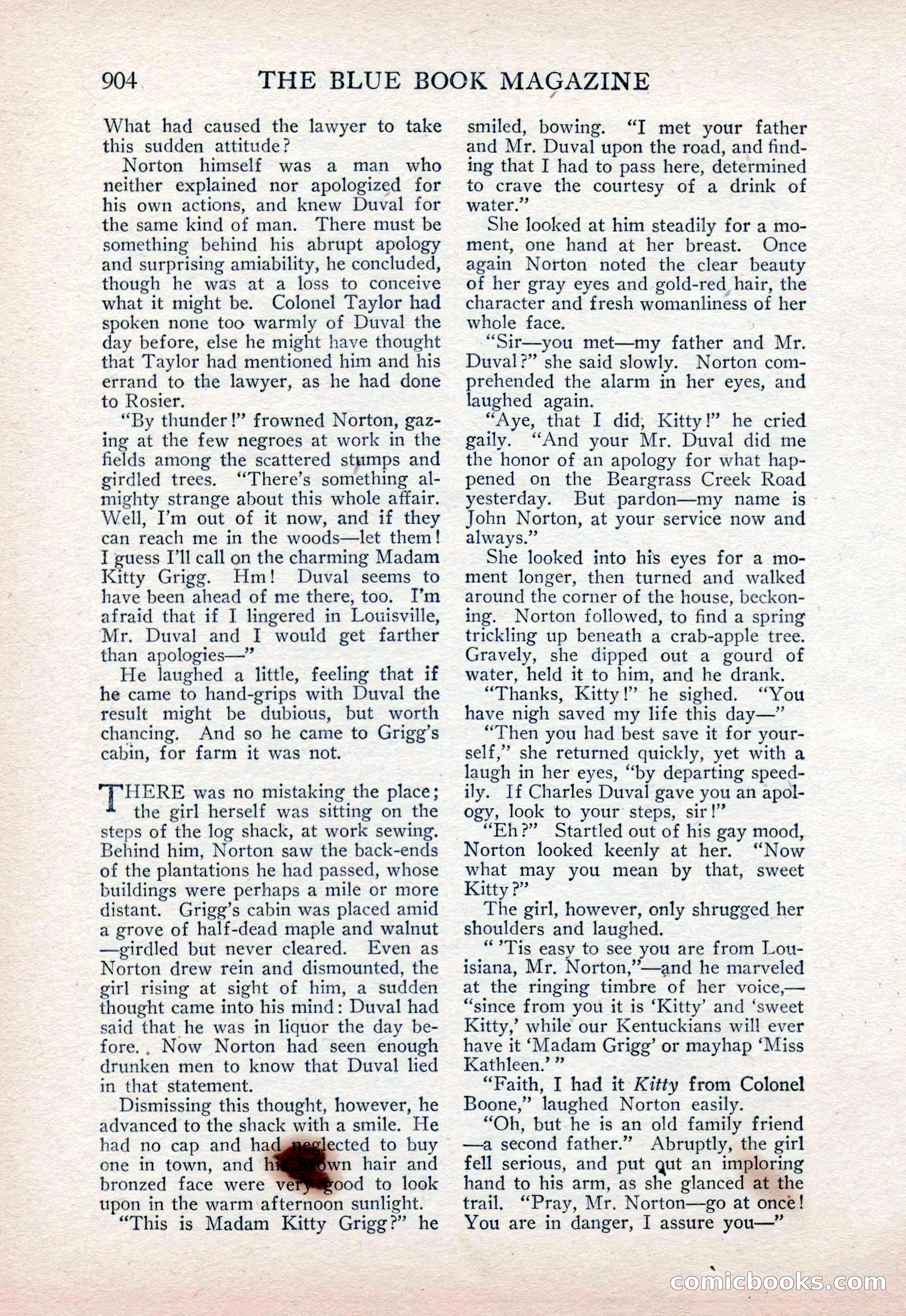 The Blue Book Magazine, February 1915 — page 178 of 246