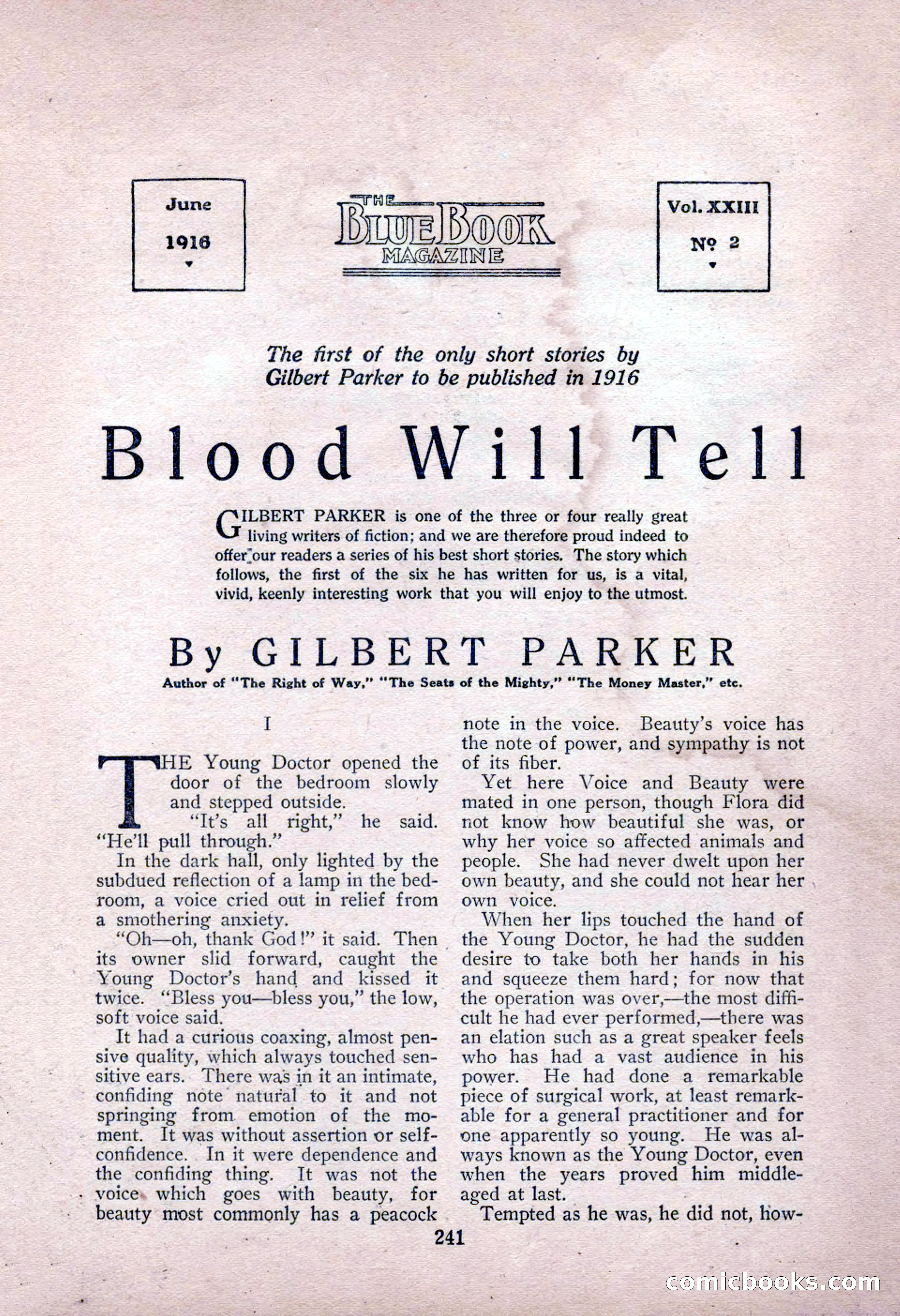 The Blue Book Magazine, June 1916 — page 5 of 262