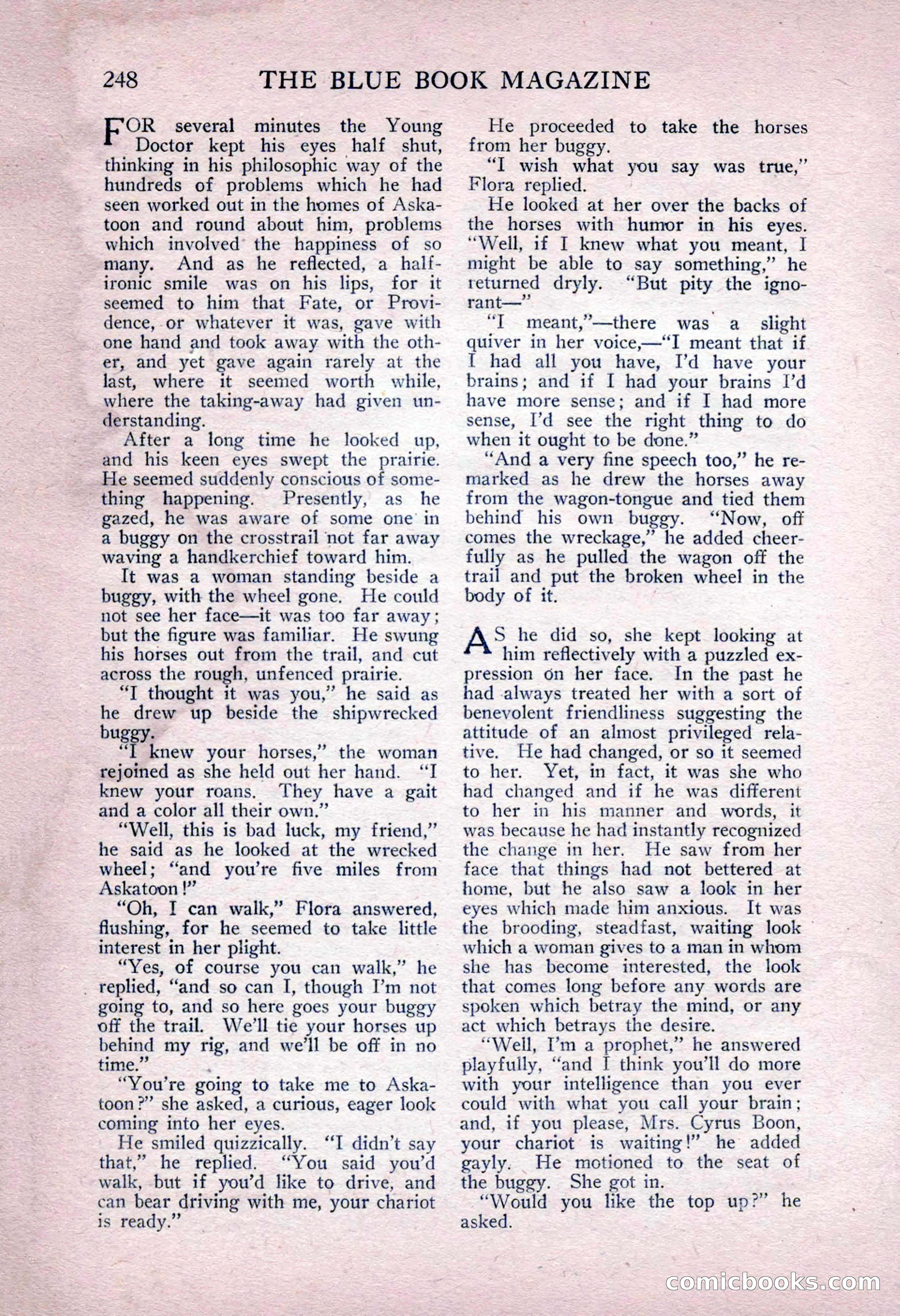 The Blue Book Magazine, June 1916 — page 12 of 262