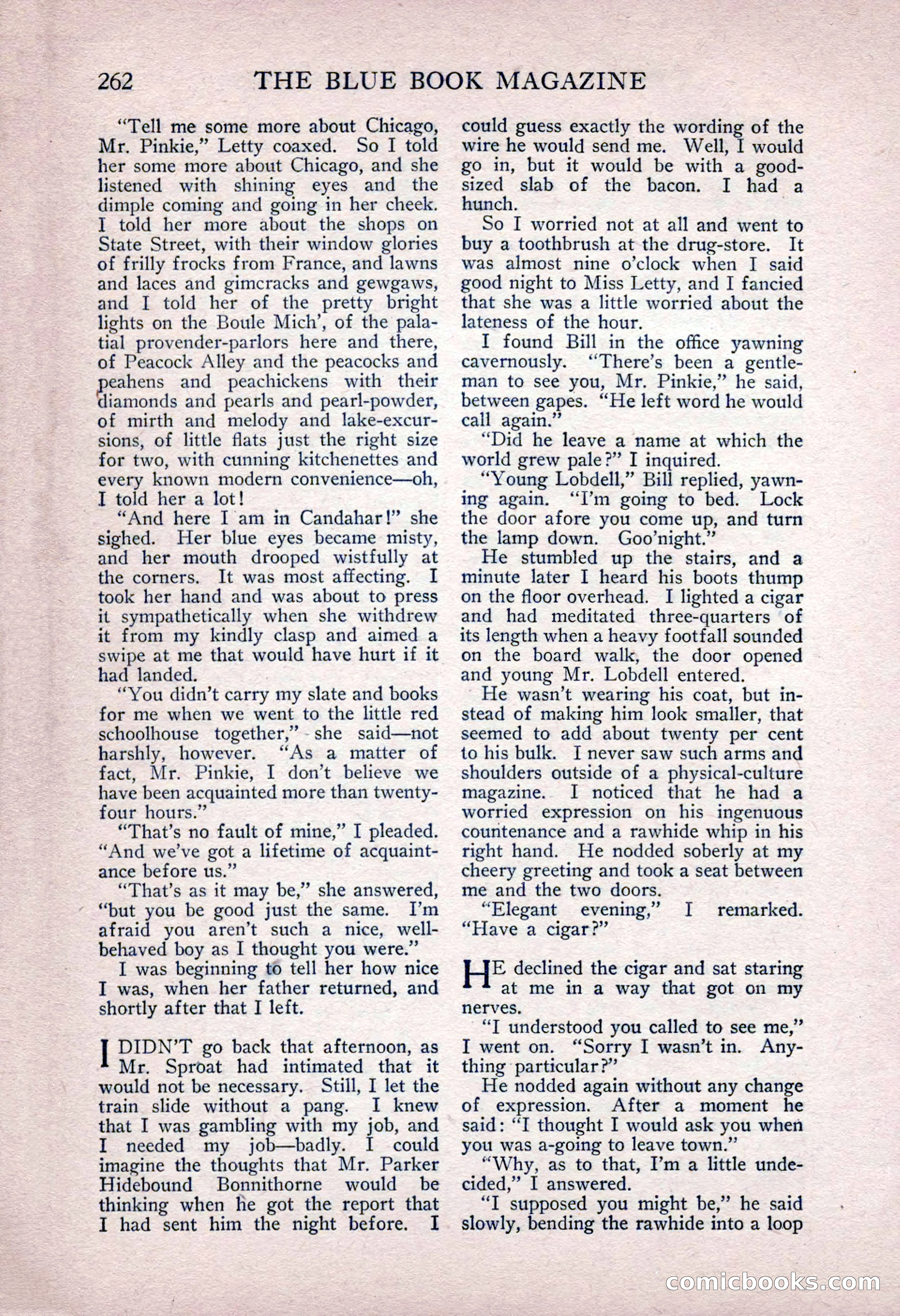 The Blue Book Magazine, June 1916 — page 26 of 262