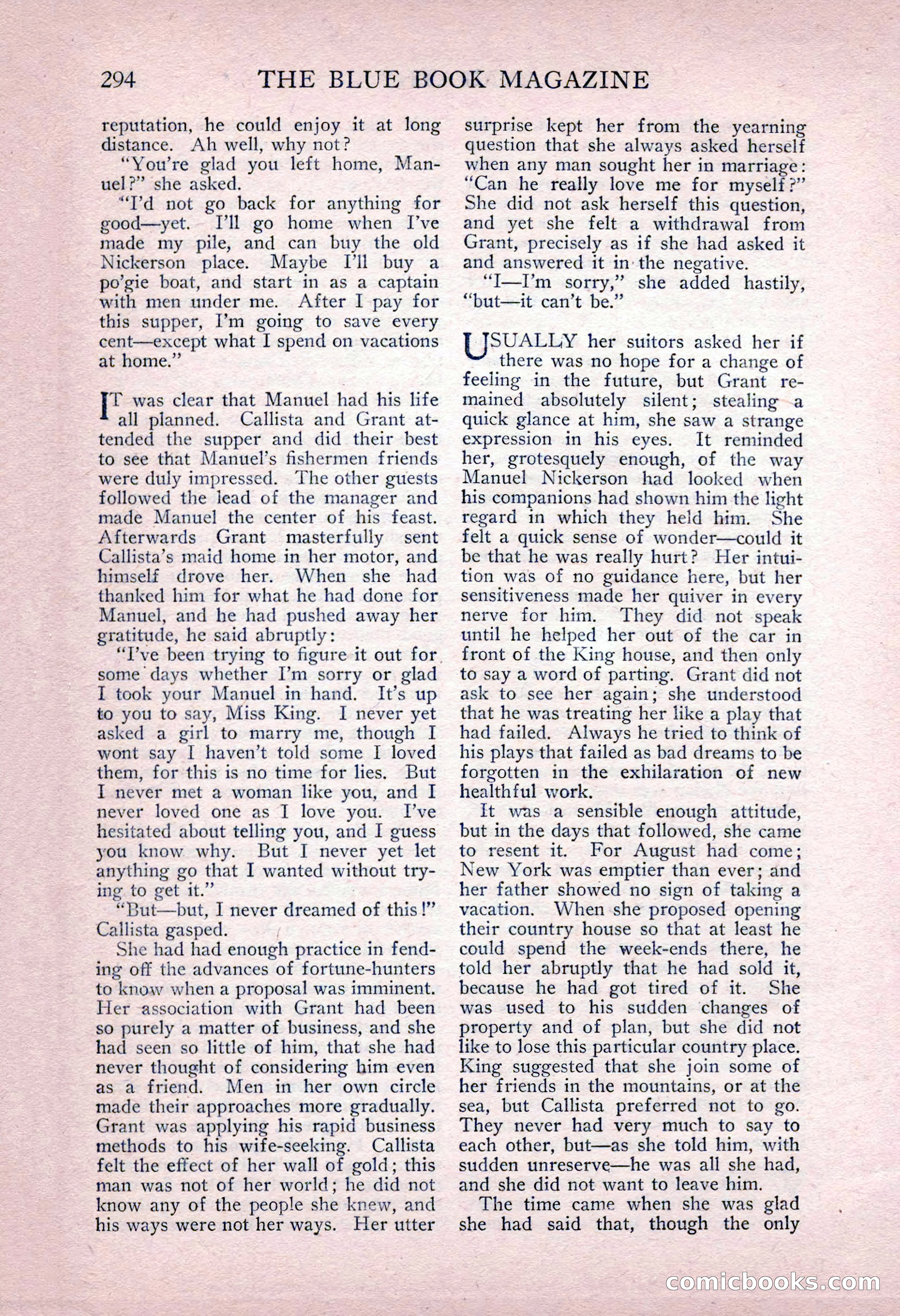 The Blue Book Magazine, June 1916 — page 58 of 262