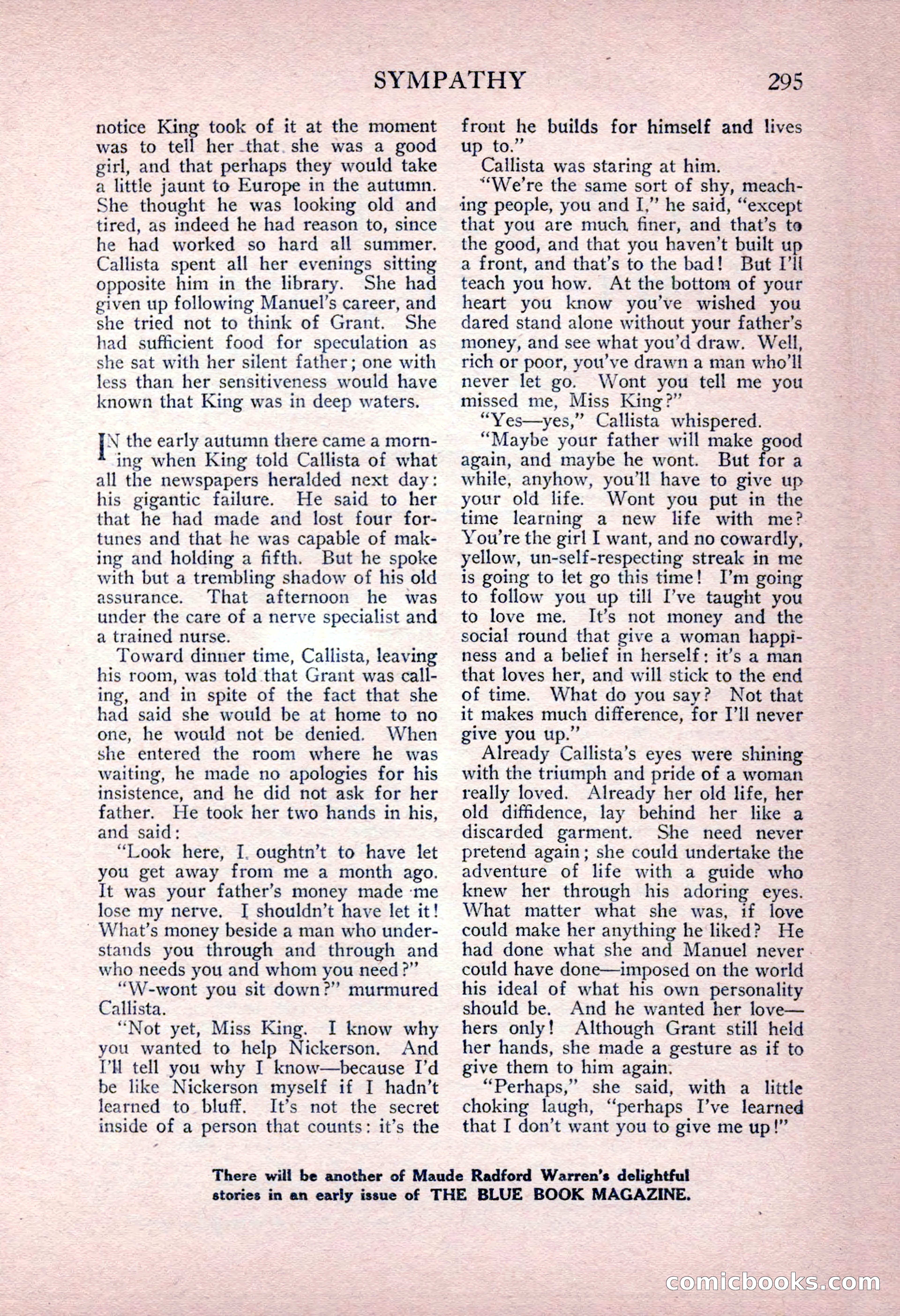 The Blue Book Magazine, June 1916 — page 59 of 262