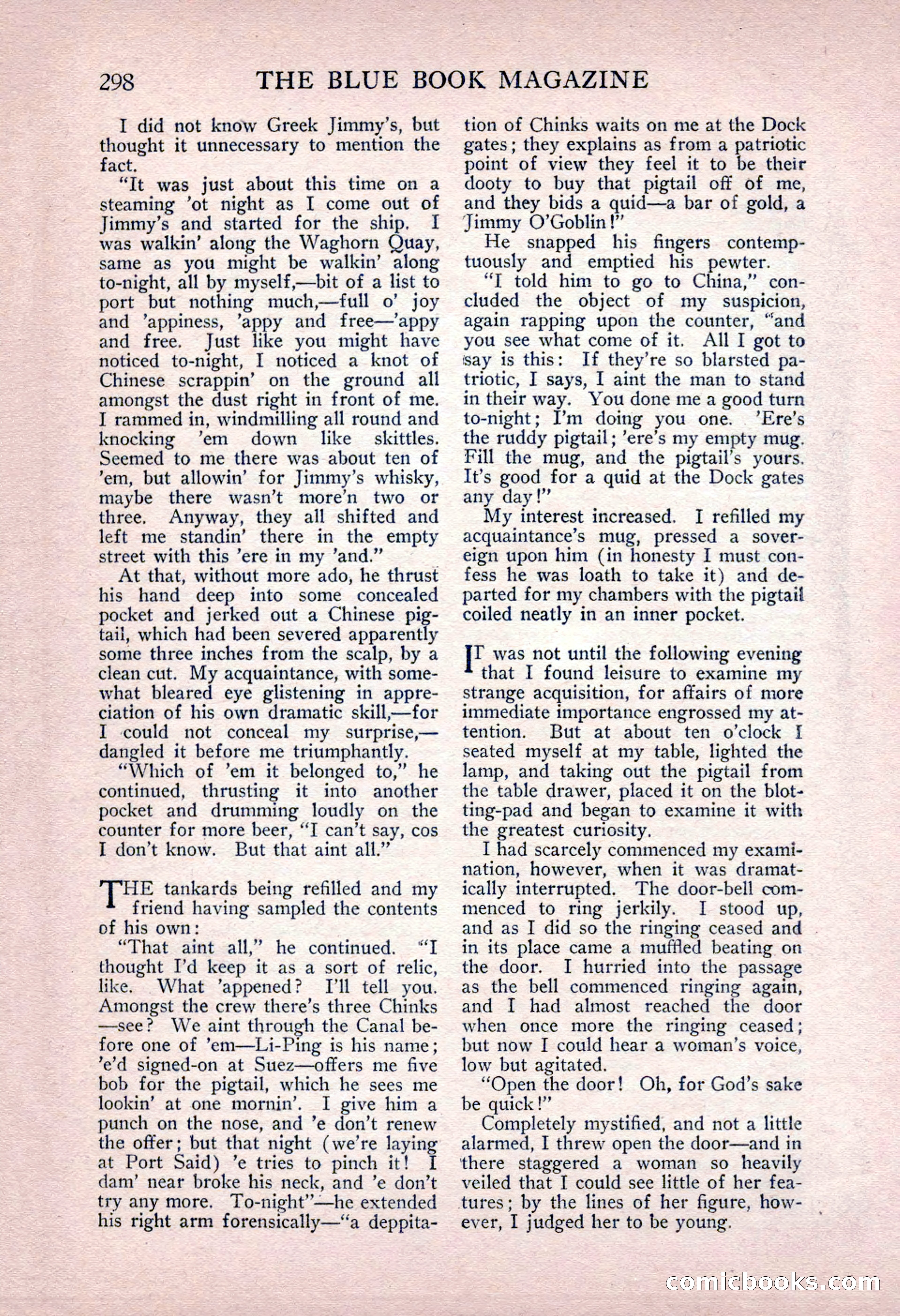 The Blue Book Magazine, June 1916 — page 62 of 262