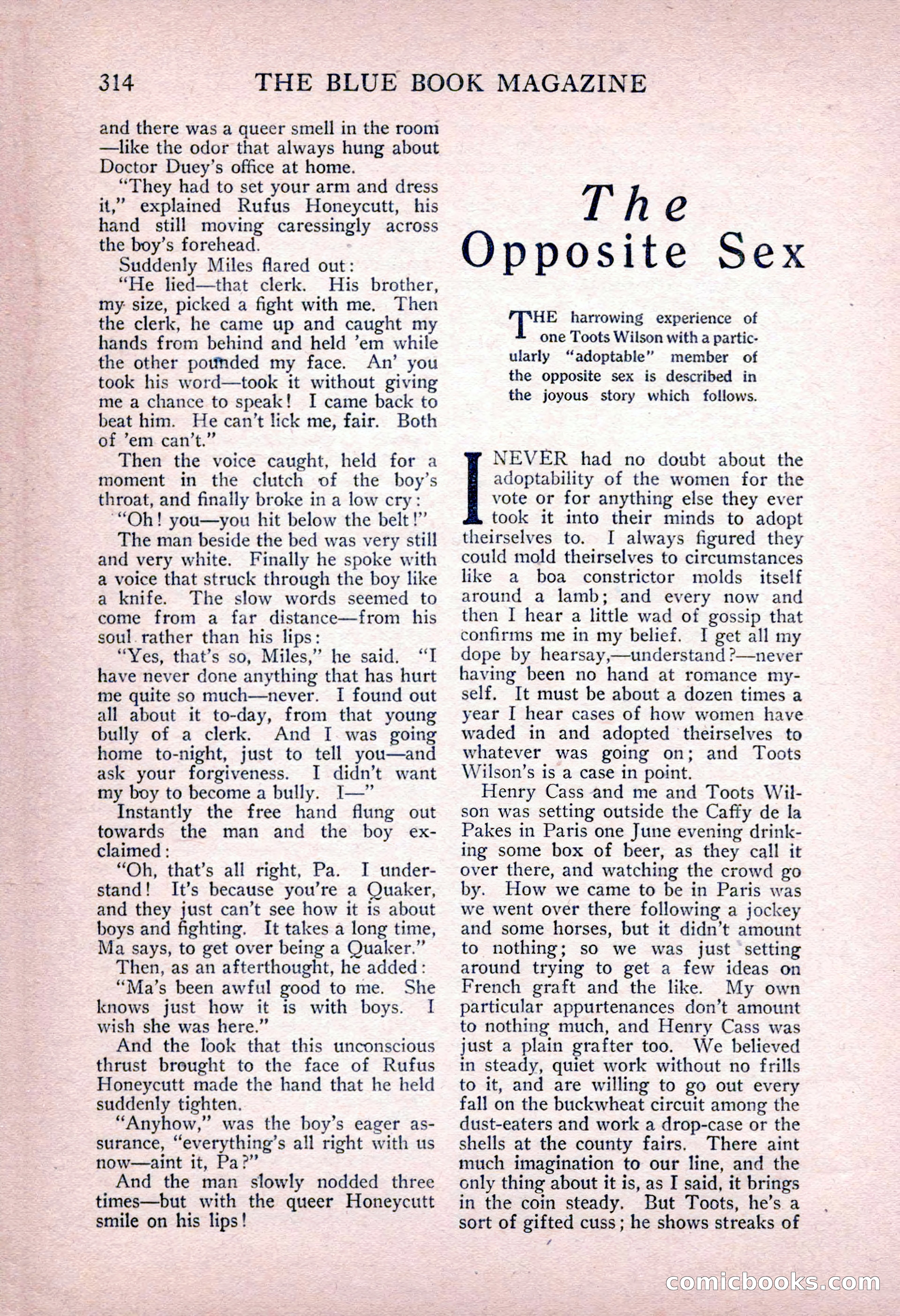The Blue Book Magazine, June 1916 — page 78 of 262