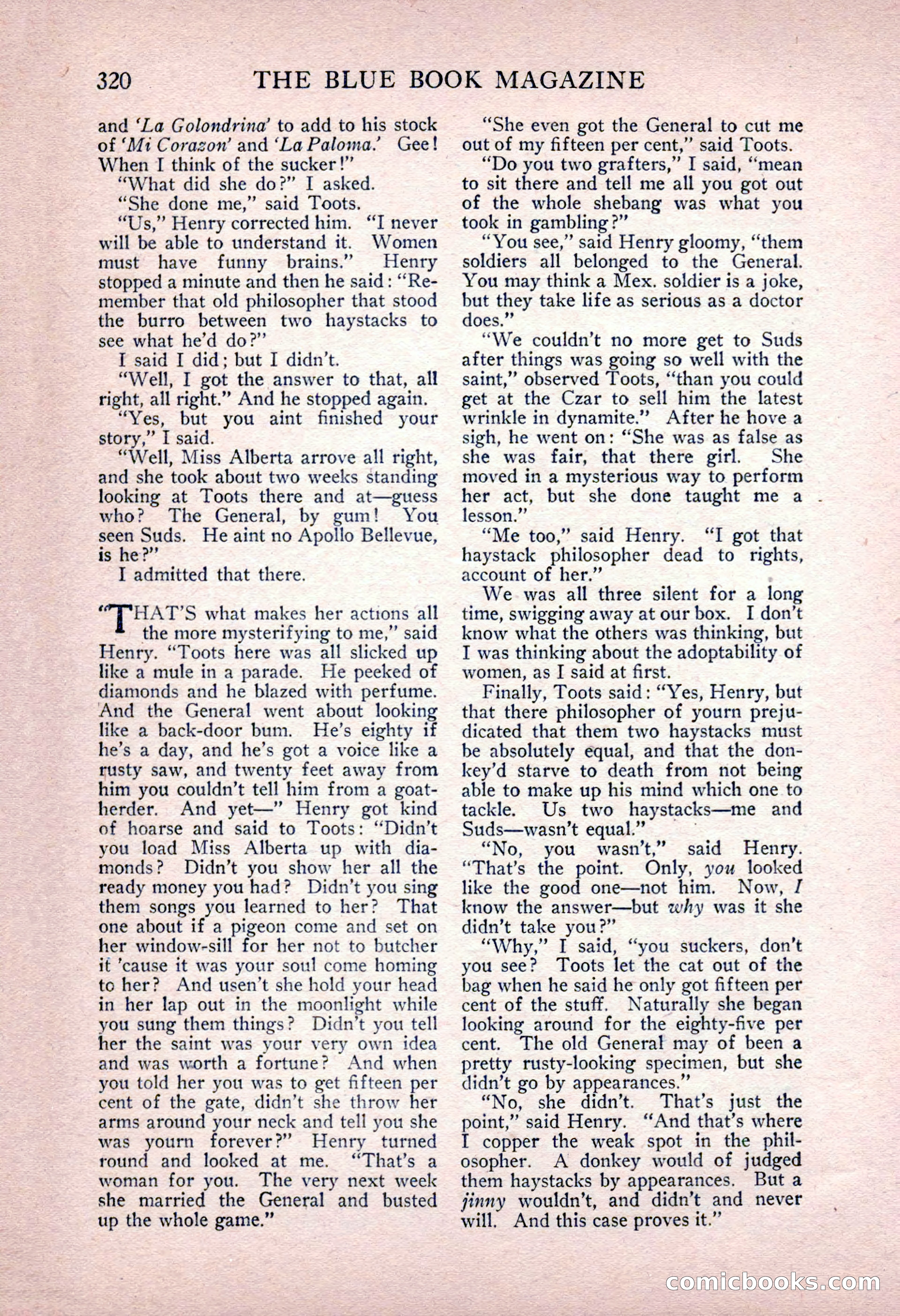 The Blue Book Magazine, June 1916 — page 84 of 262