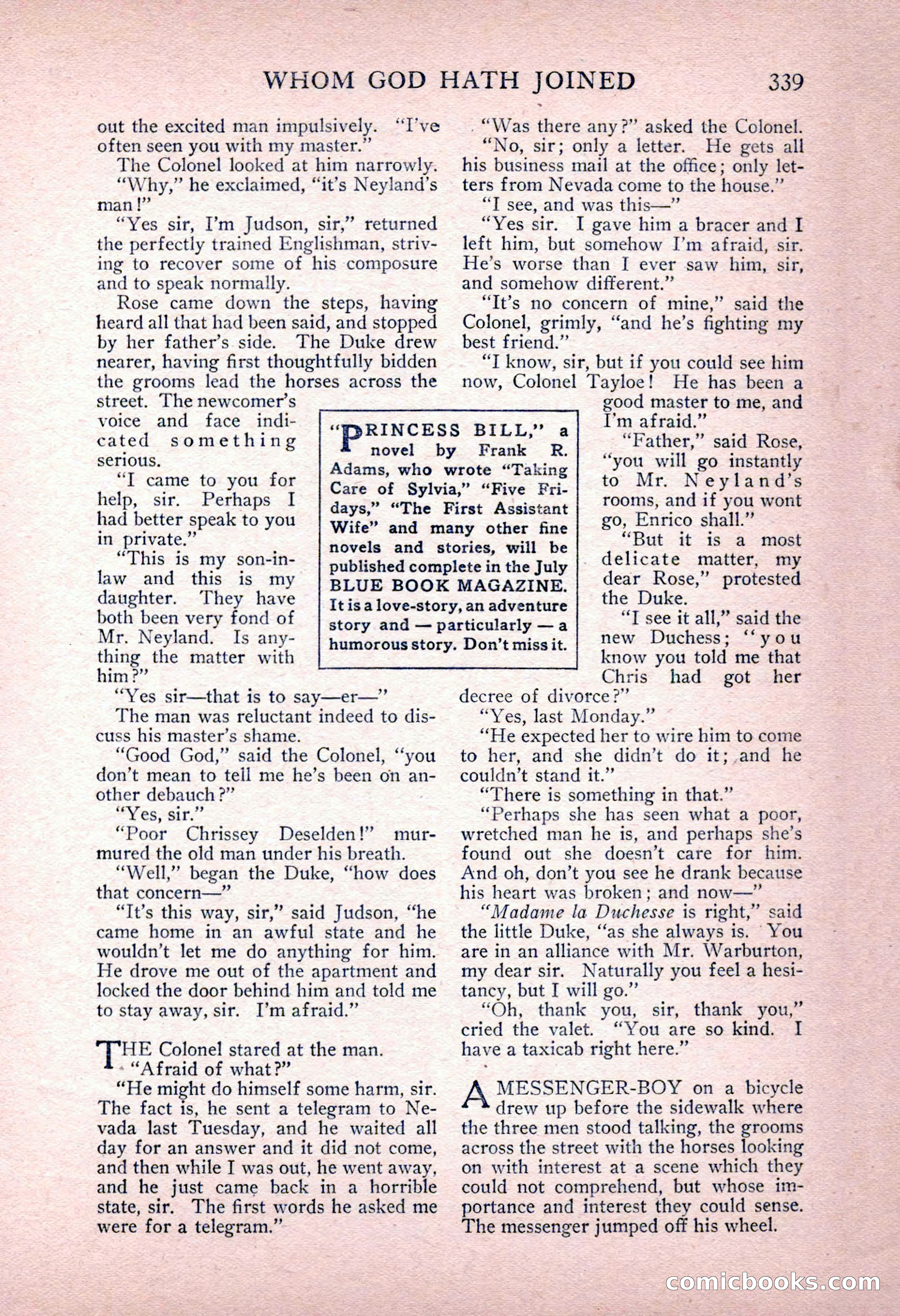 The Blue Book Magazine, June 1916 — page 103 of 262