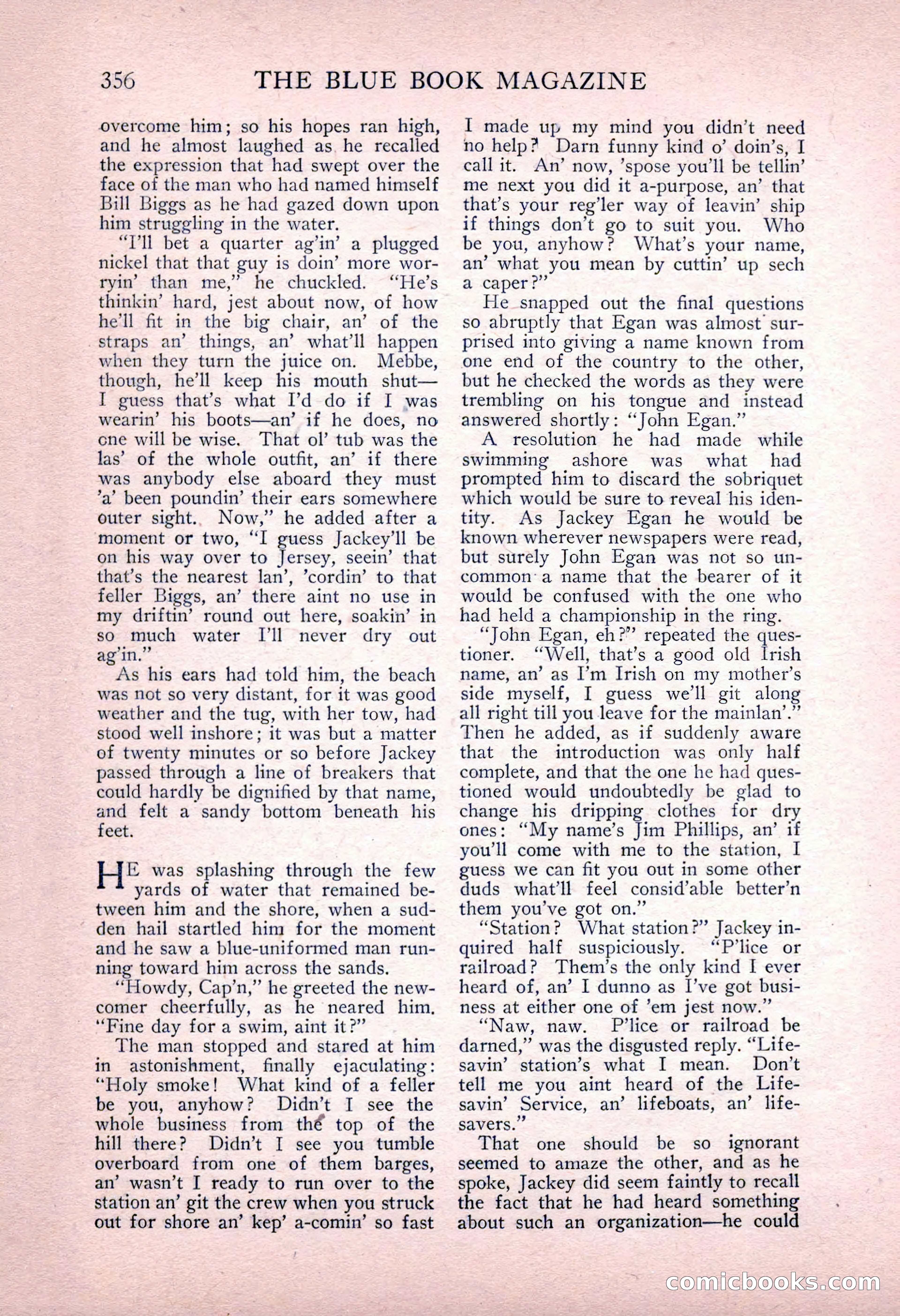 The Blue Book Magazine, June 1916 — page 120 of 262