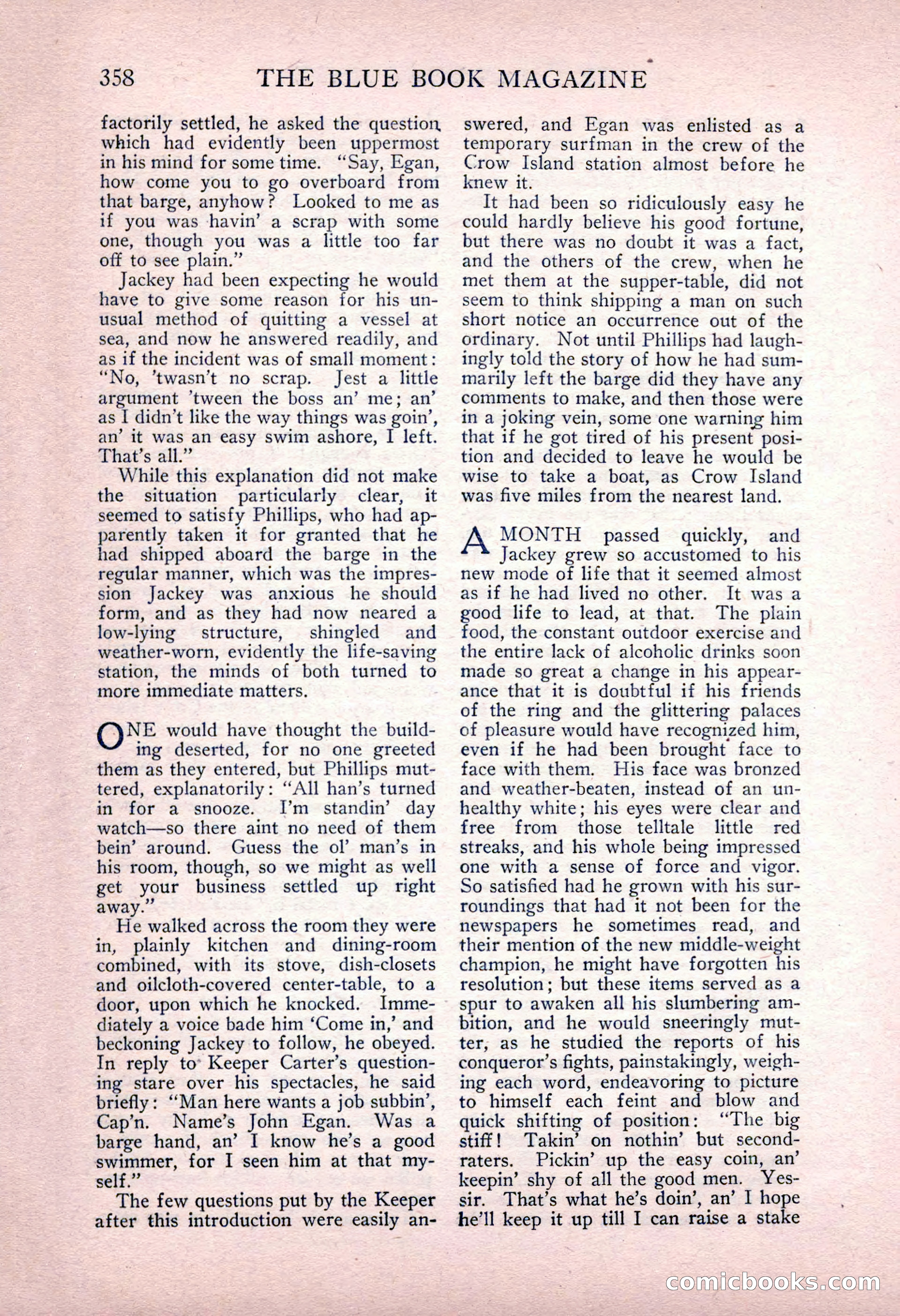 The Blue Book Magazine, June 1916 — page 122 of 262
