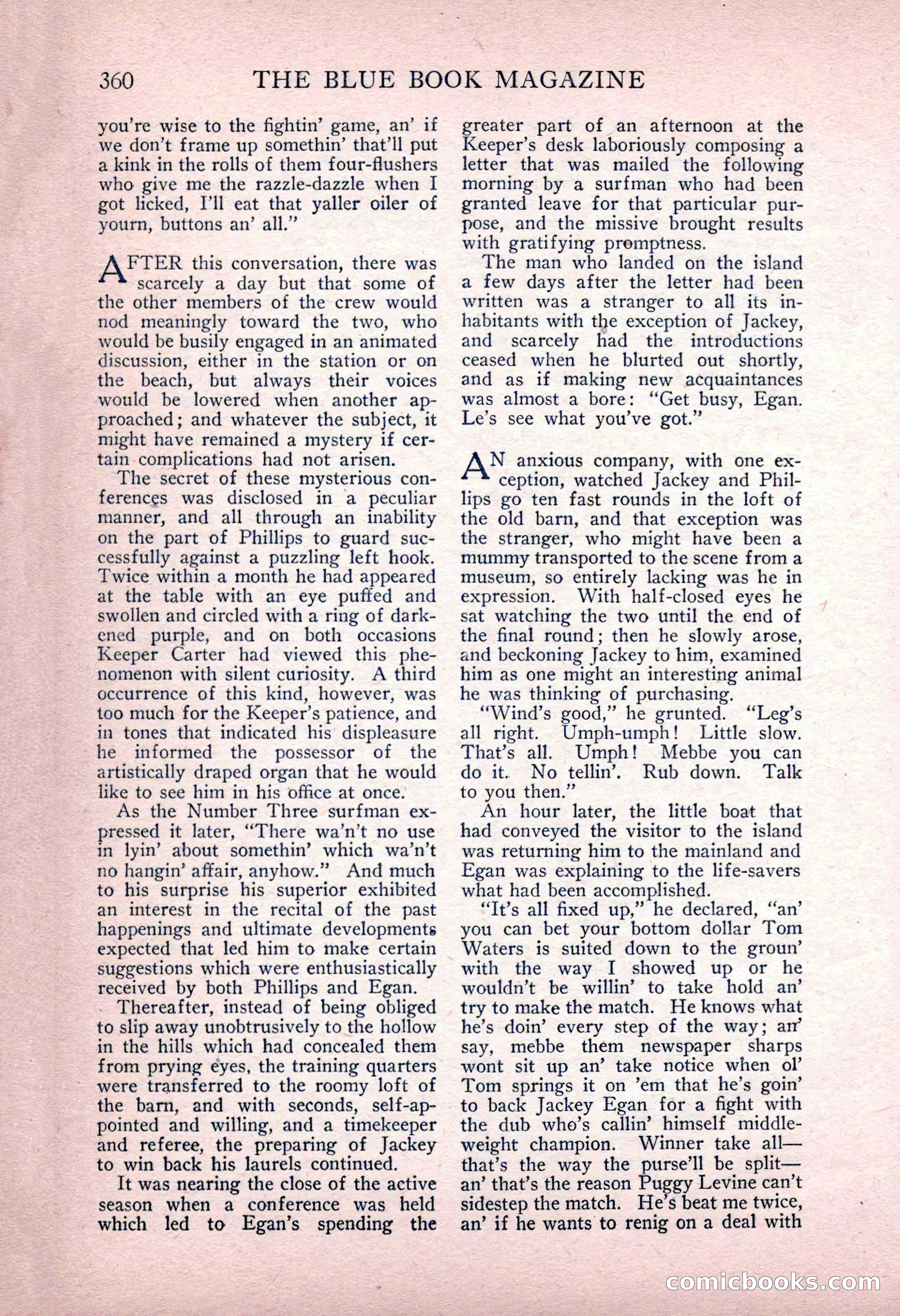 The Blue Book Magazine, June 1916 — page 124 of 262